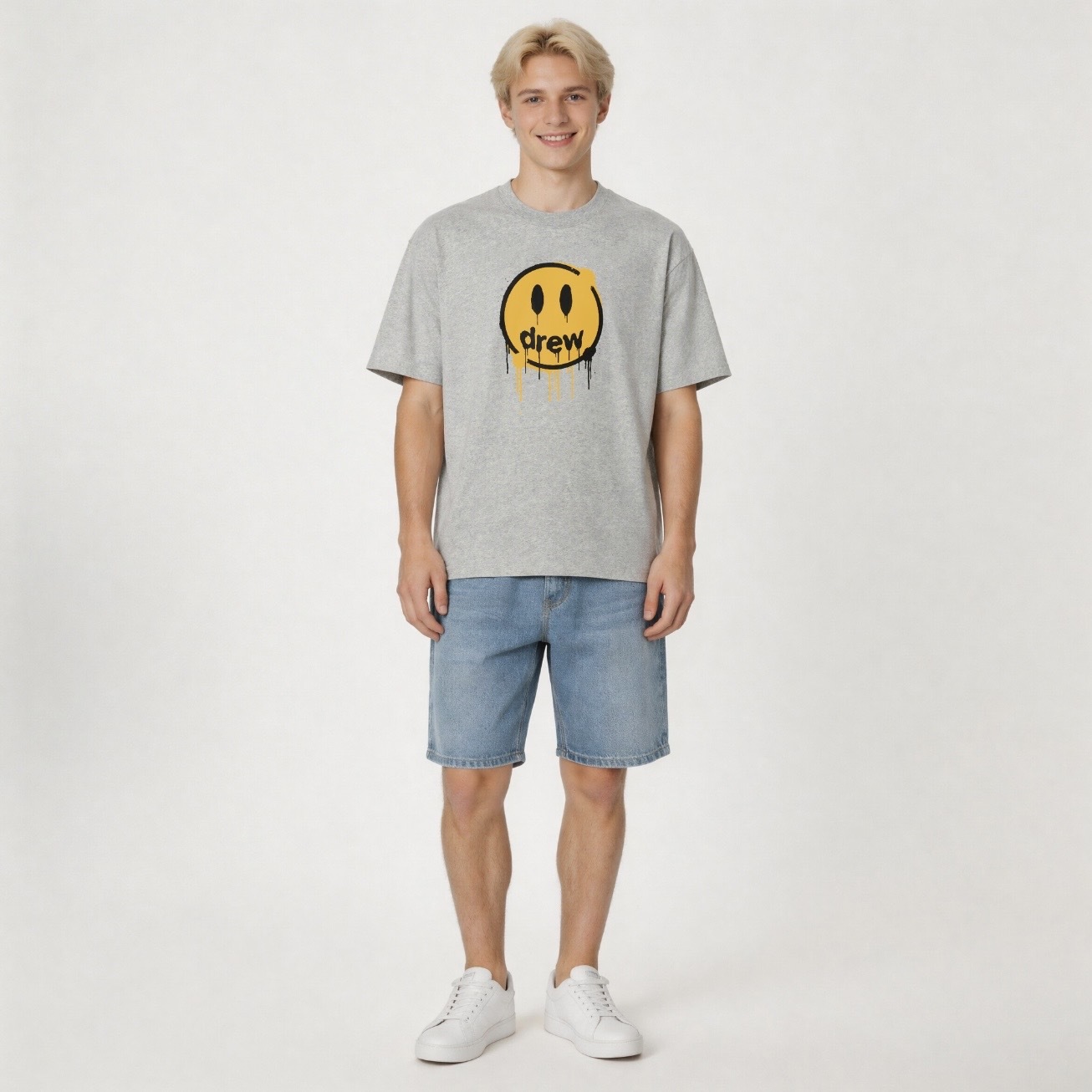 【Focus Store】預購 Drew House SS26 Splash Ink Moscot Tee 潑墨笑臉 四色 短袖