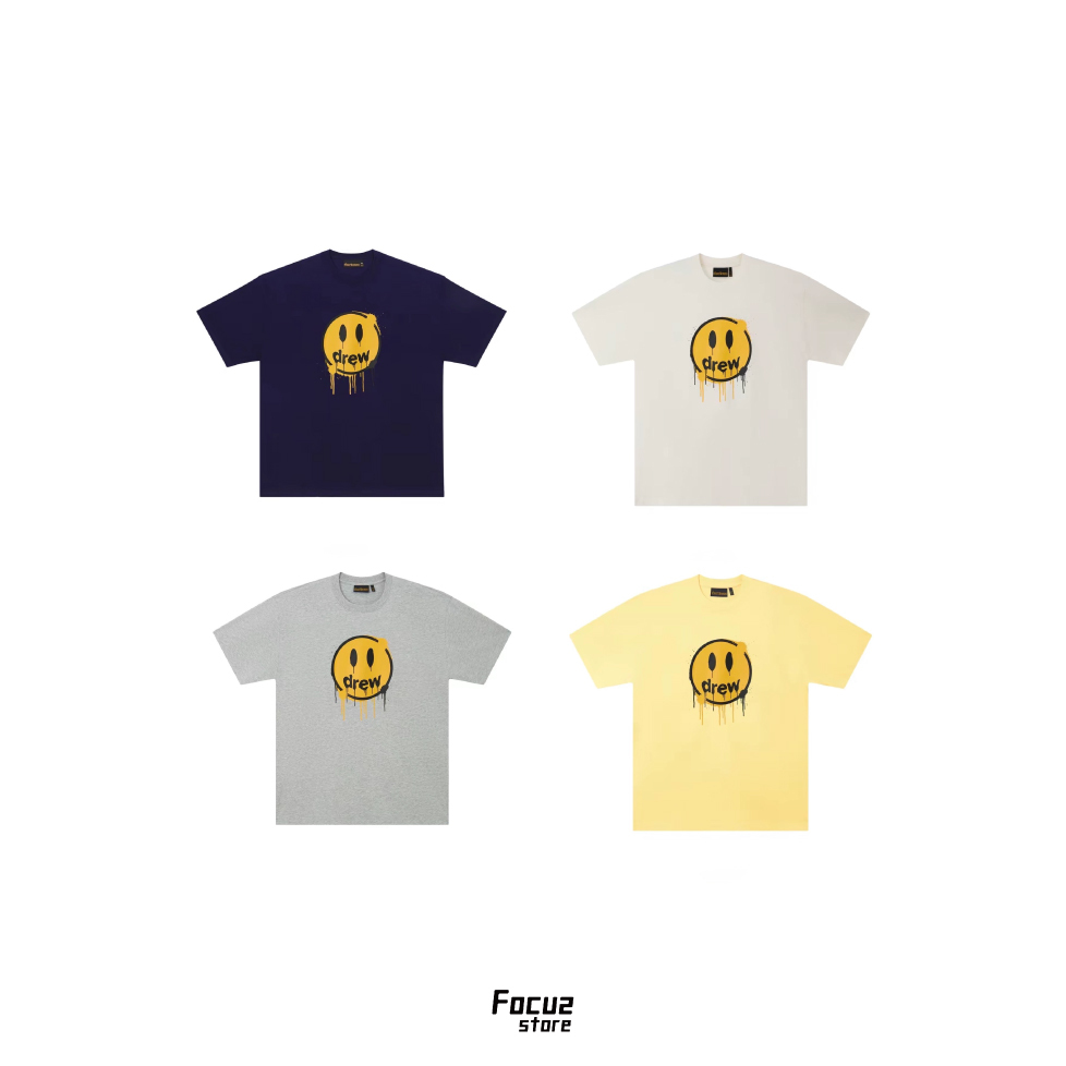【Focus Store】預購 Drew House SS26 Splash Ink Moscot Tee 潑墨笑臉 四色 短袖
