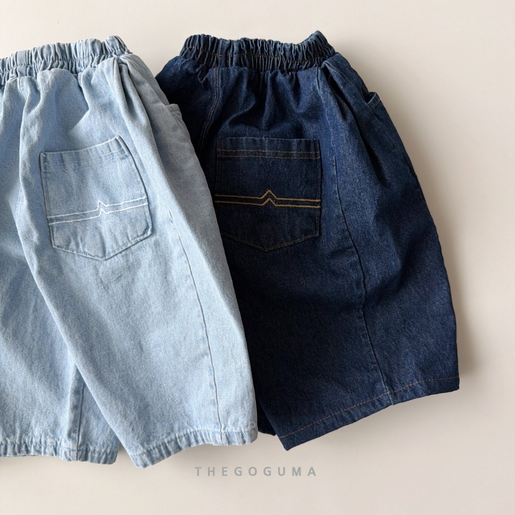 韓國🇰🇷THEGOGUMA 口袋刺繡牛仔褲(XS-XL/JS-JL)