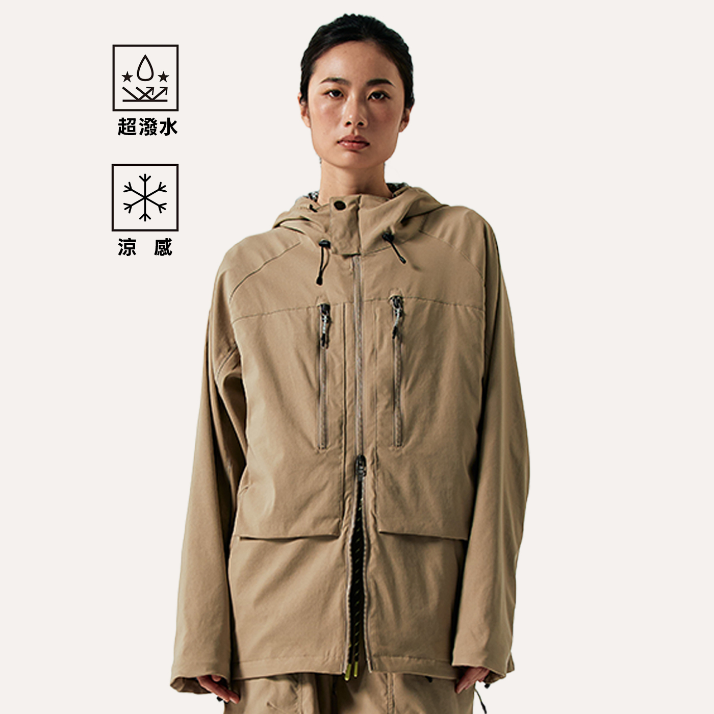 中性超潑水涼感防風外套_OSLO JACKET