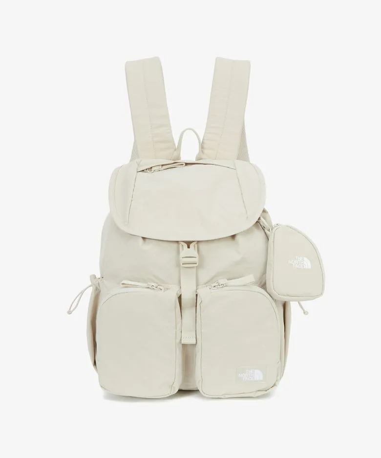 【現貨】THE NORTH FACE 輕尼龍後背包 杏色 NM2DR67