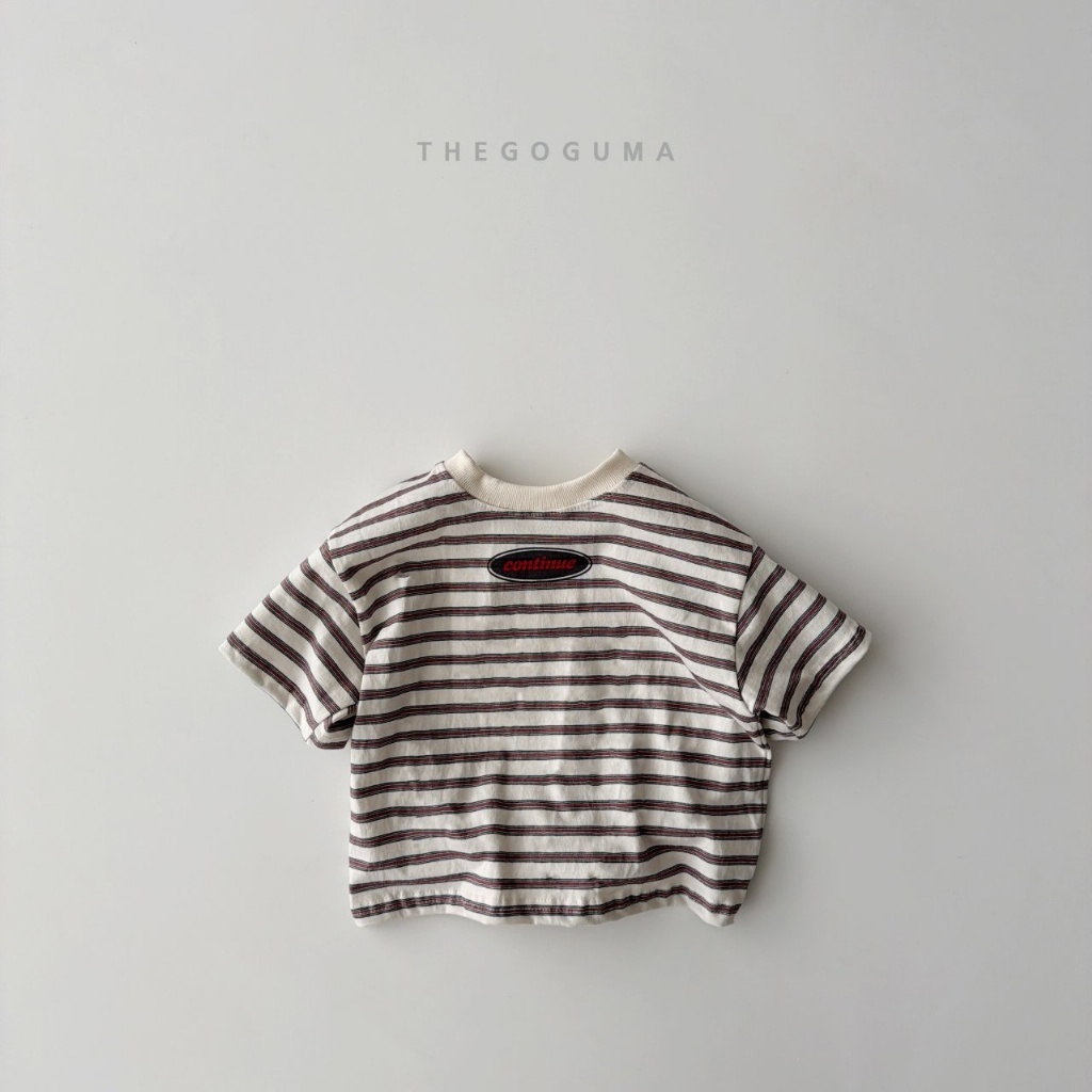 韓國🇰🇷THEGOGUMA 日系清新寬鬆條紋T恤(XS-XL/JS-JL)