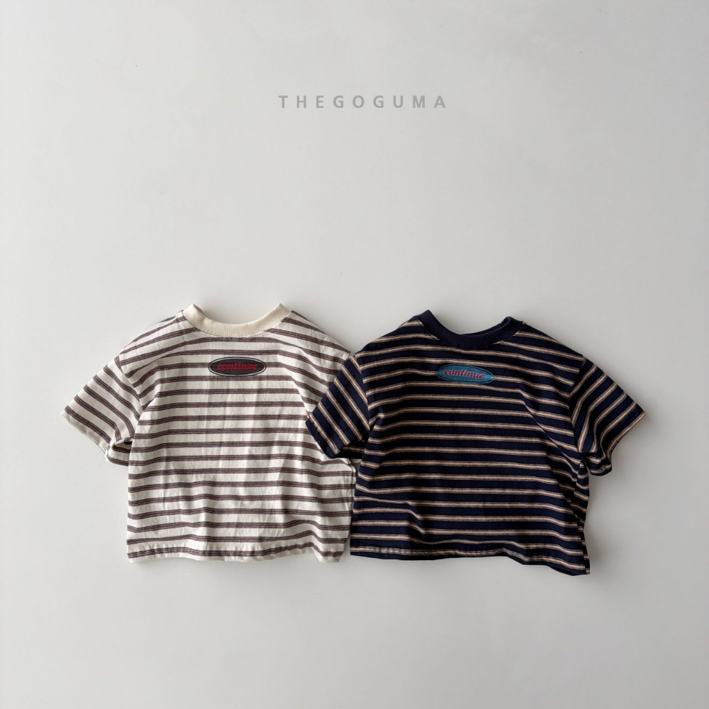 韓國🇰🇷THEGOGUMA 日系清新寬鬆條紋T恤(XS-XL/JS-JL)