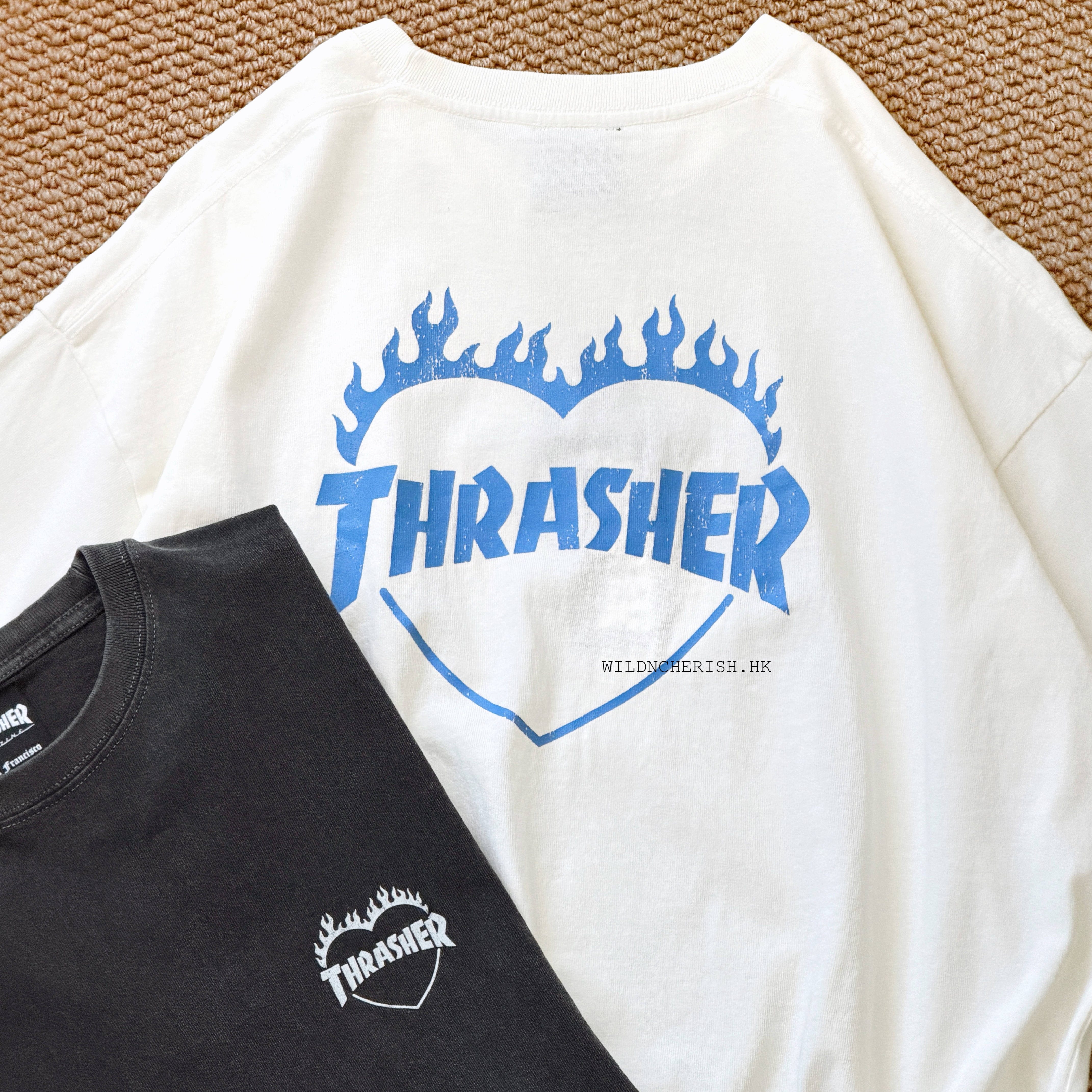 現貨 | Thrasher Heart Pigment Logo Tee 日本限定 短袖