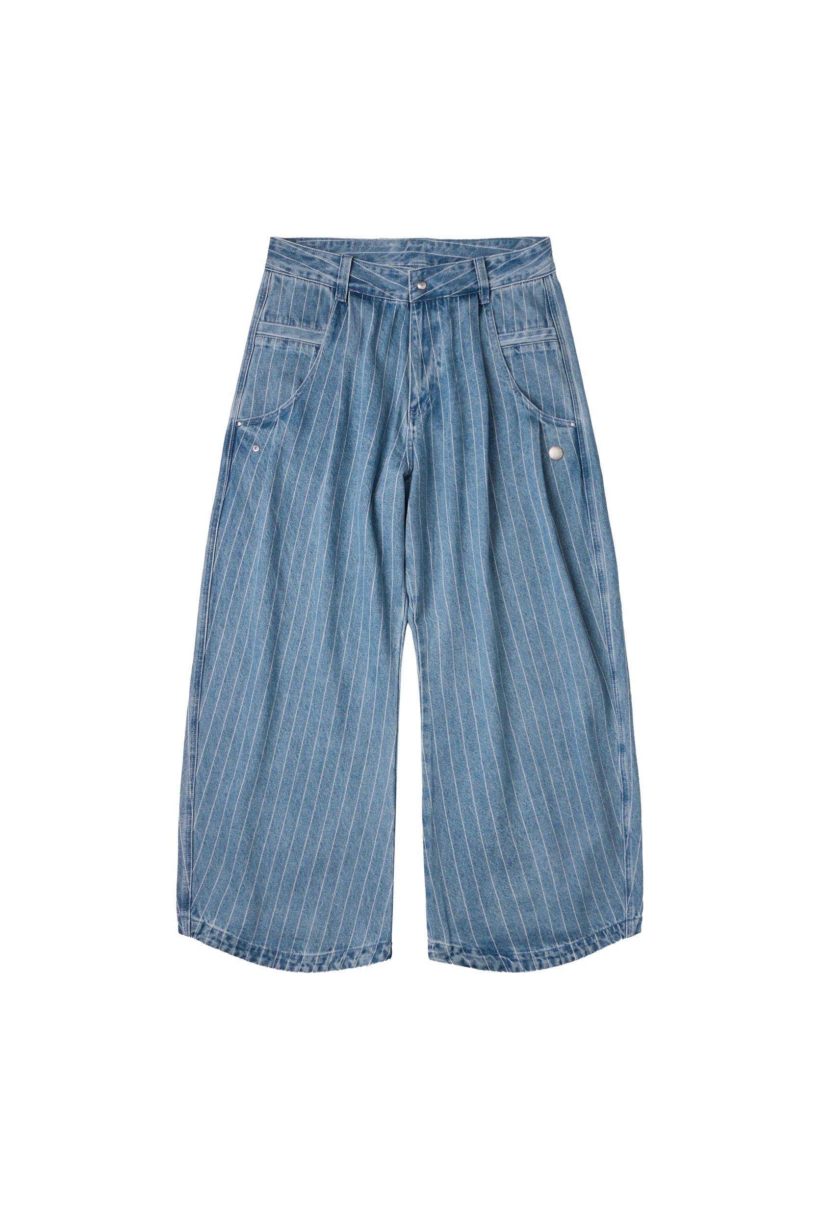 ARC STIPRED BALLOON DENIM
