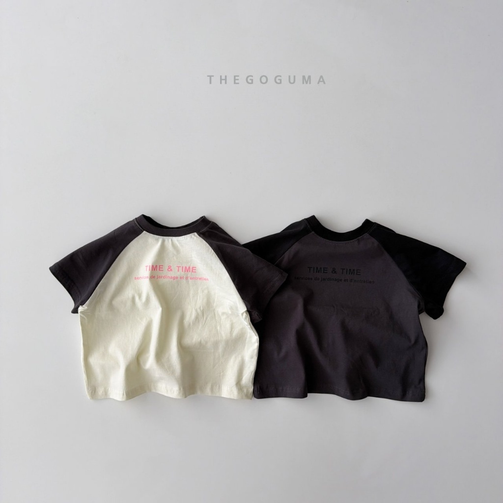 韓國🇰🇷THEGOGUMA 美式復古撞色插肩袖T恤(XS-XL/JS-JL)