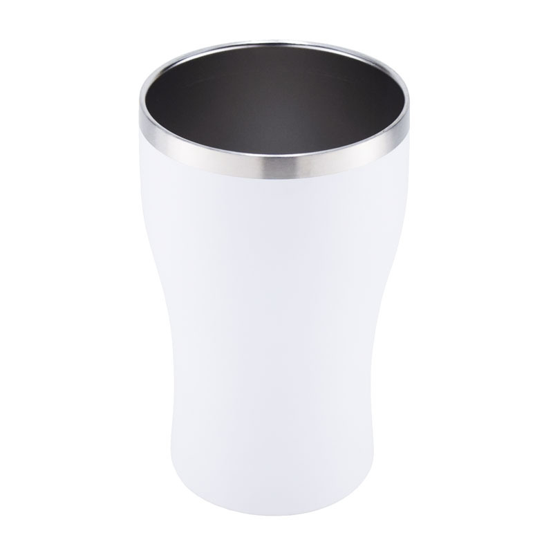 真空雙層不鏽鋼保溫杯/白 400ml