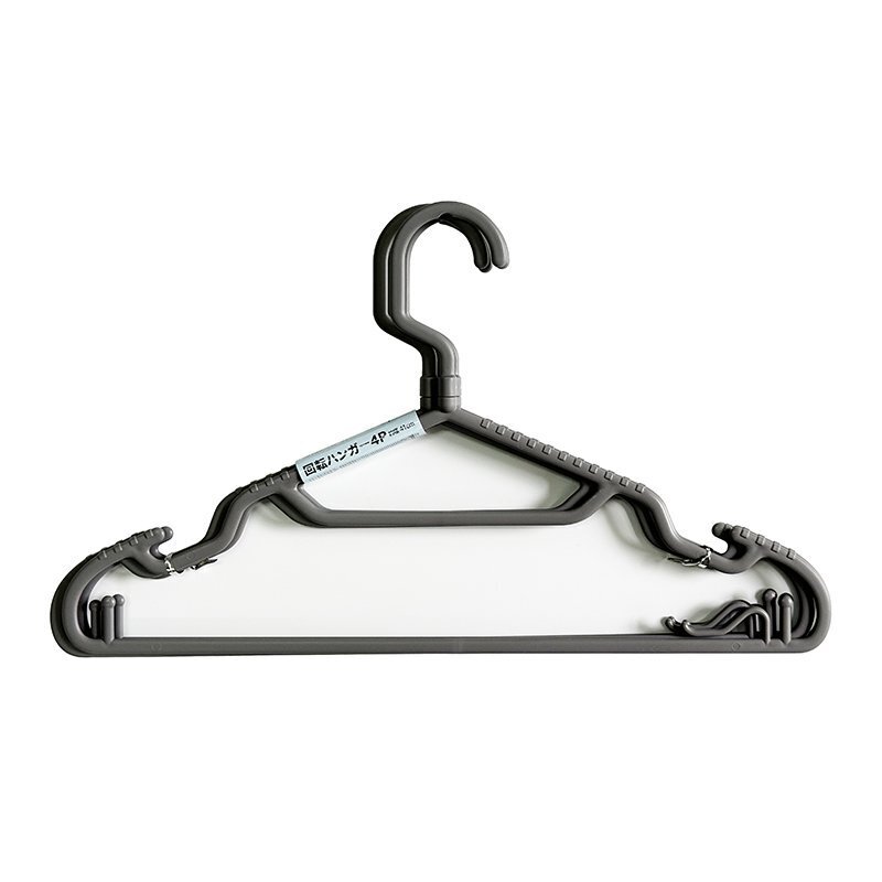 旋轉掛勾衣架/41cm 4入
