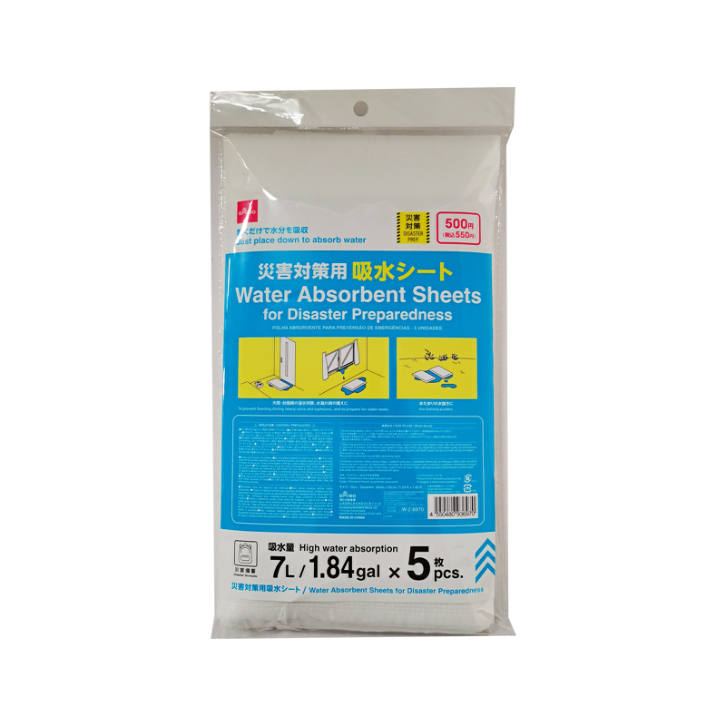 防災用吸水墊/38×55cm 7L 5入