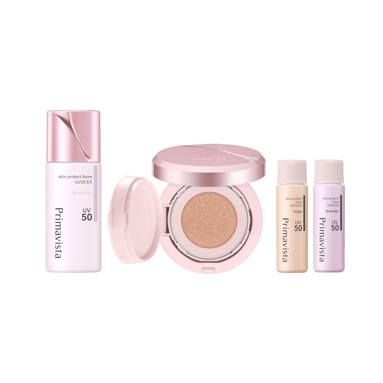 SOFINA Primavista Primer & Glowing Cover Cushion Foundation Set