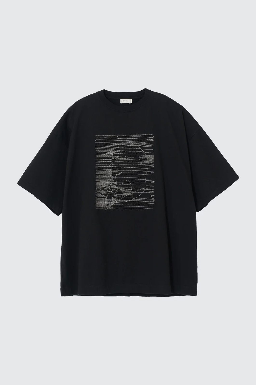 YOKE EMBROIDERY T-SHIRT (2 TYPE)