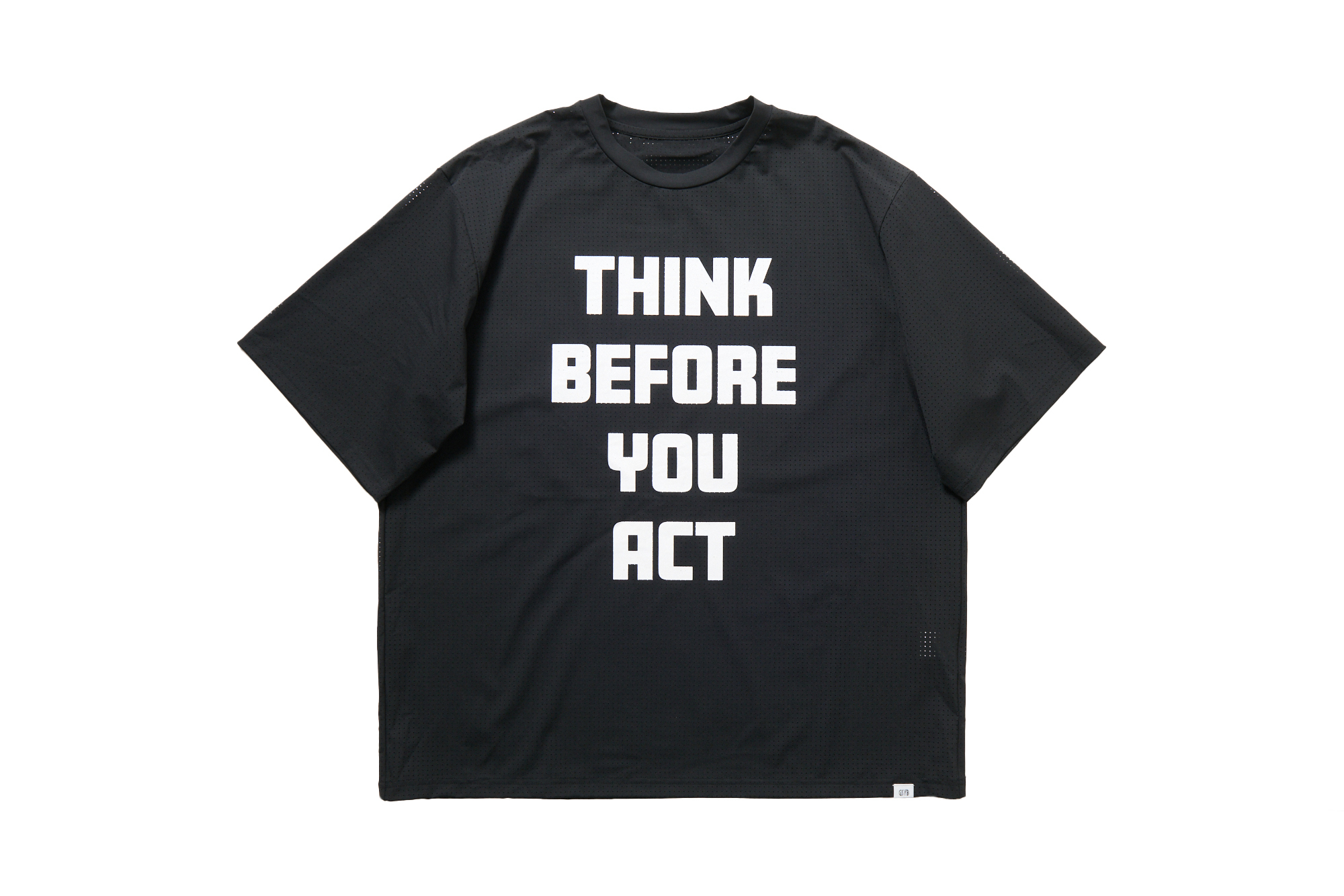 GSYB DRY DOT MESH TEE SS GS2601-C06 BLACK