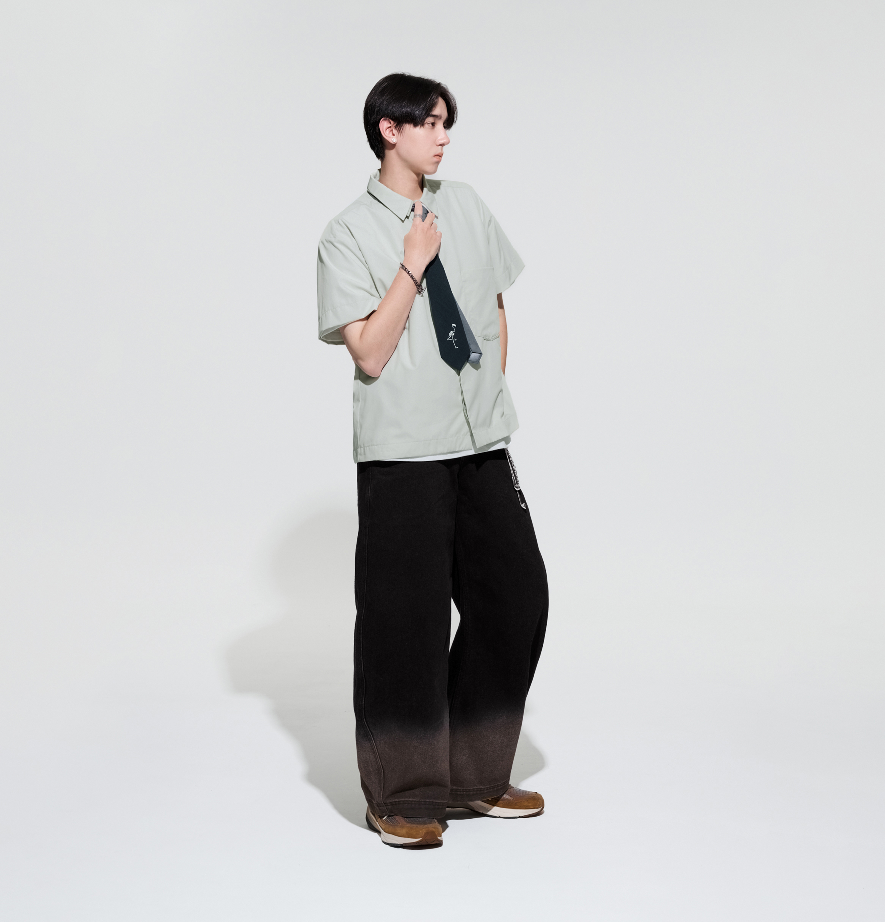 MELSIGN - MEL 26. Washed Denim Jeans - Black
