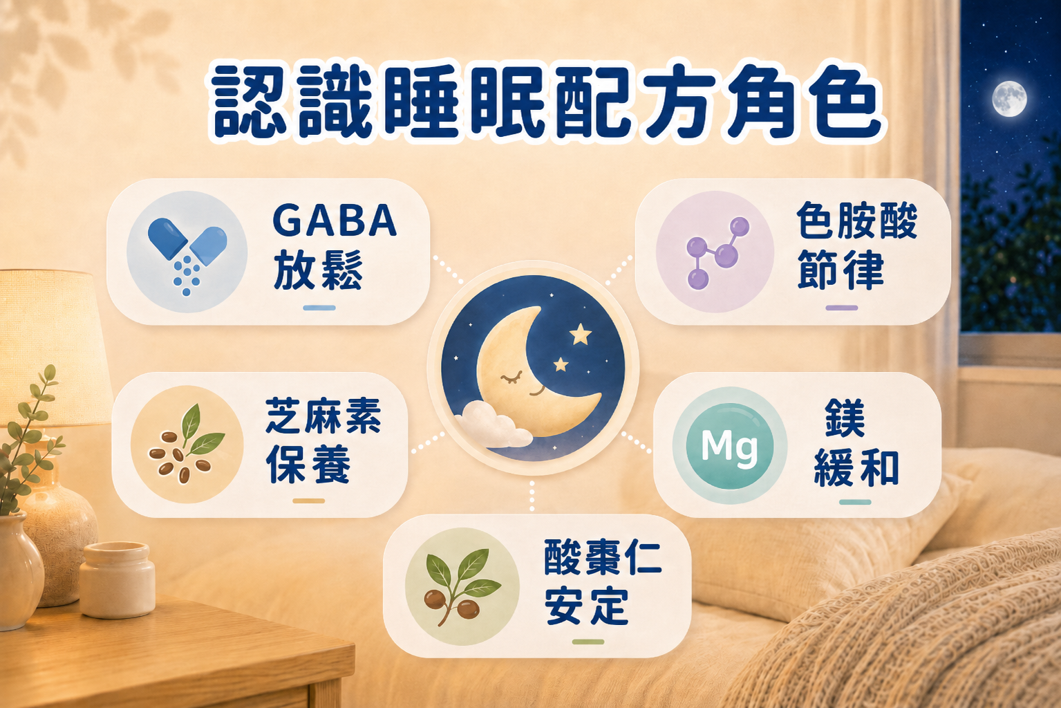 助眠常見營養素配方