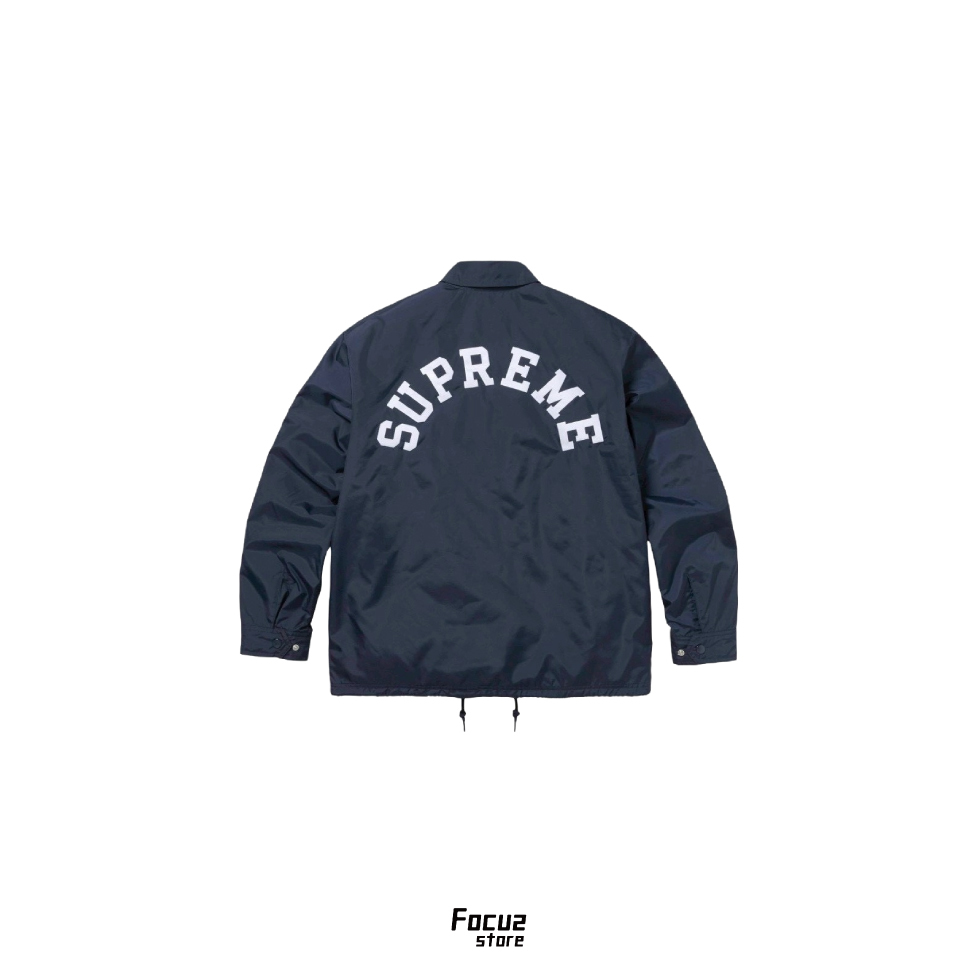 【Focus store】現貨秒發 Champion x Supreme SS24 WEEK17 Coaches Jacket "Navy" 教練外套 深藍色