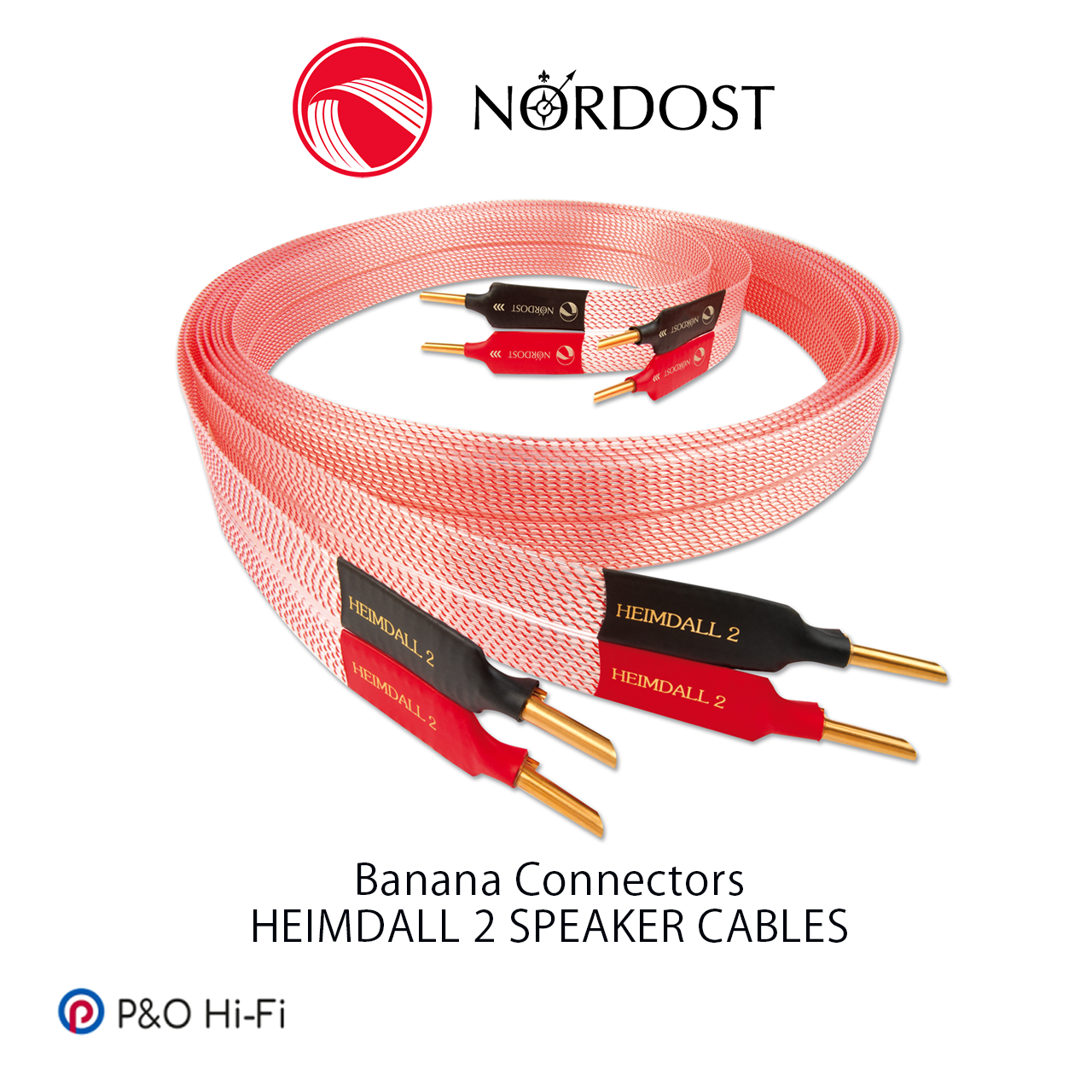 NORDOST HEIMDALL 2 喇叭線 (蕉插)(一對)