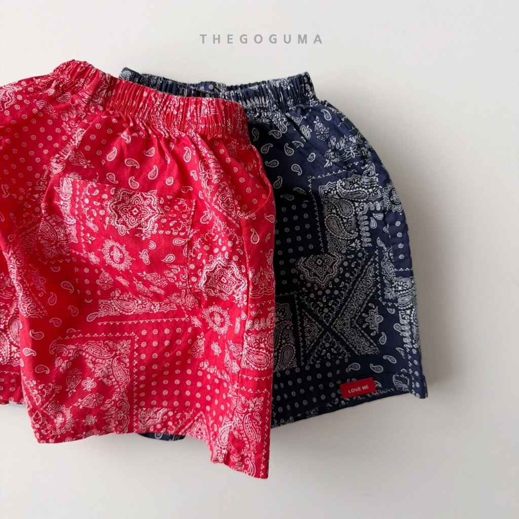 韓國🇰🇷THEGOGUMA 變形蟲花紋五分褲(XS-XL/JS-JL)