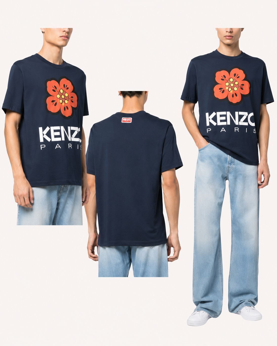 LYS01832 Kenzo 經典花花款男裝短袖Tee