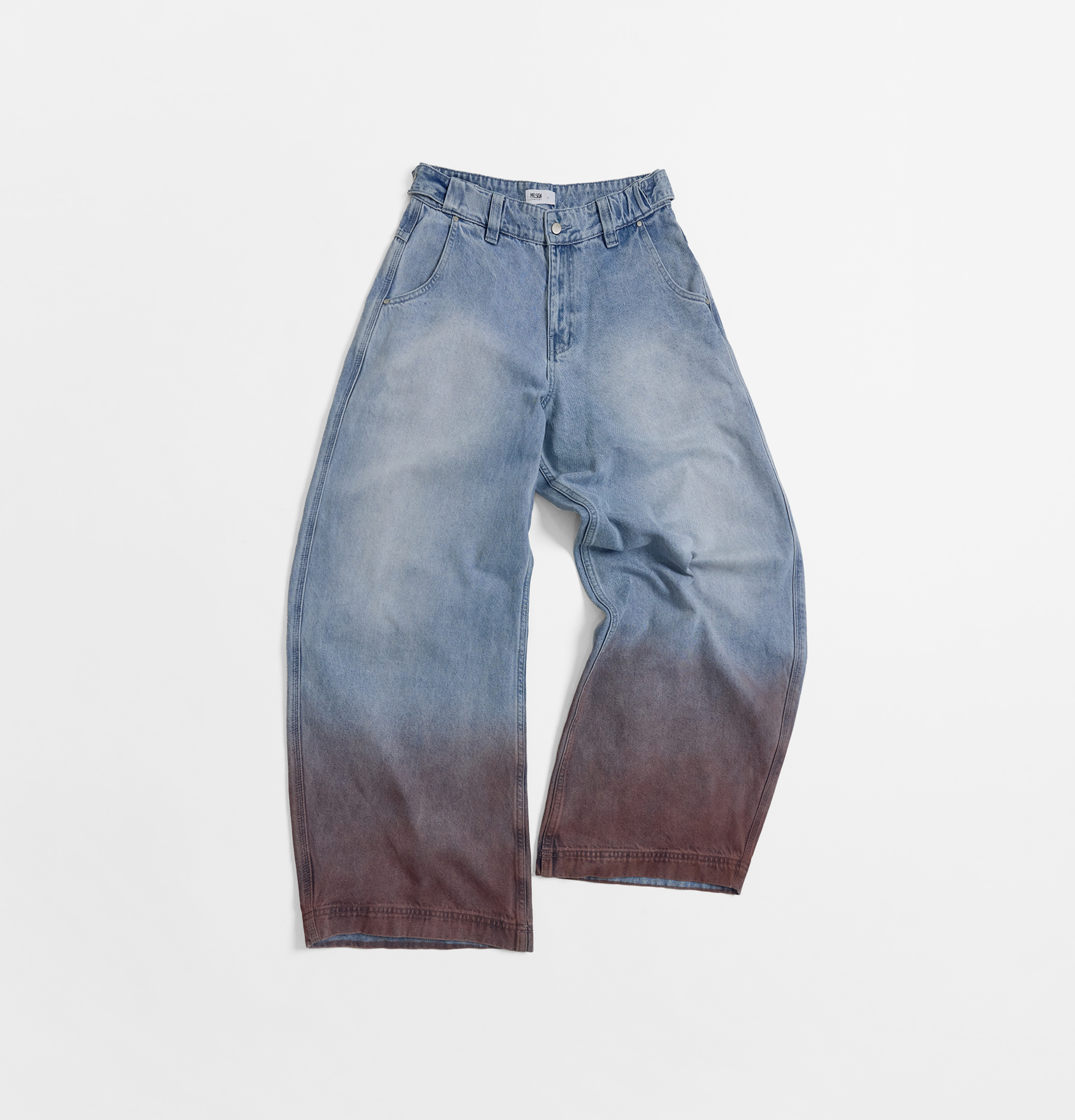 MELSIGN - MEL 26. Washed Denim Jeans - Blue