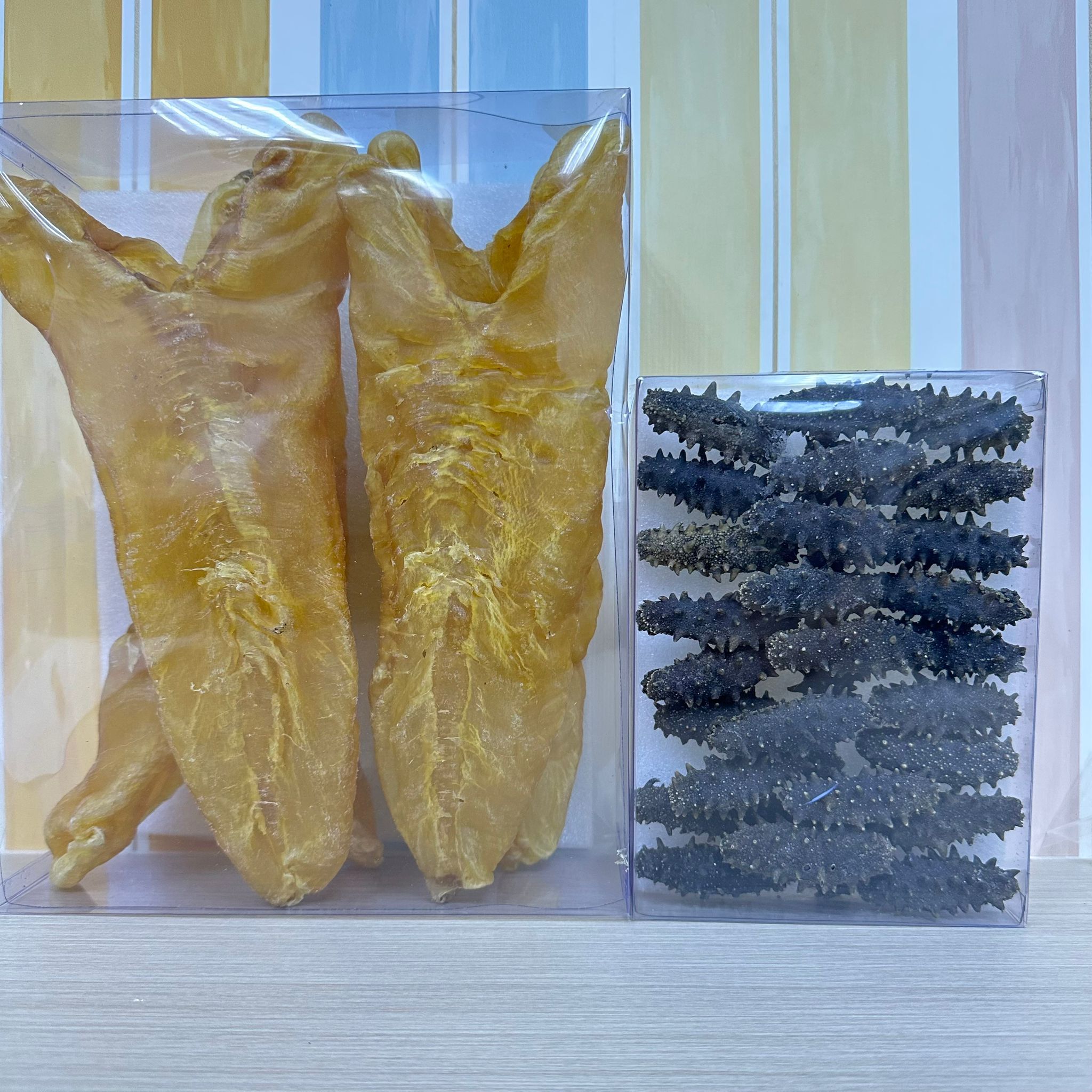 TG08 3-4頭收藏級花膠 600克 **送刺參半斤 **到期日:約2027/12  (需冷藏於0-5℃度範圍內保存)