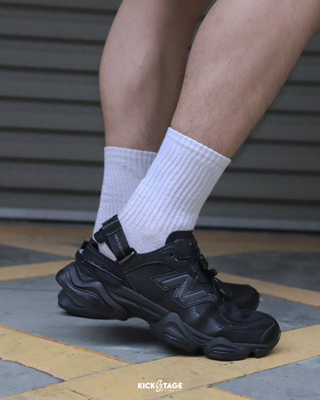 限量商品不退換 [門市現貨] 日本限定 男女鞋 NEW BALANCE 9060 NB9060 全黑 黑魂 黑武士 涼鞋 穆勒鞋 休閒鞋【U90604SC】