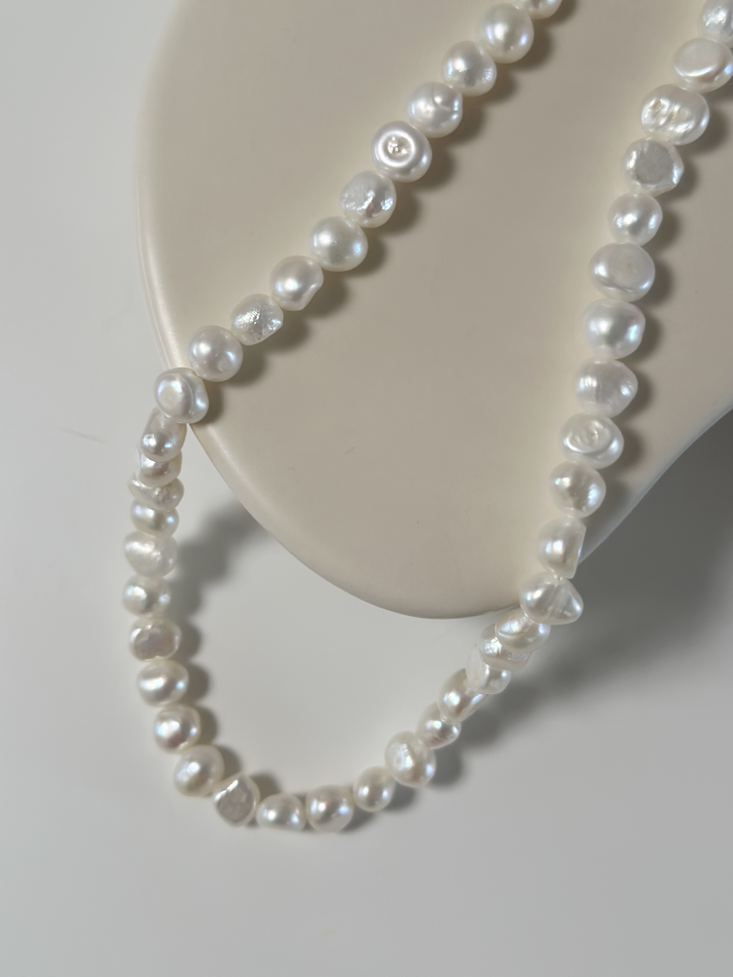 freshwater pearl choker necklace
