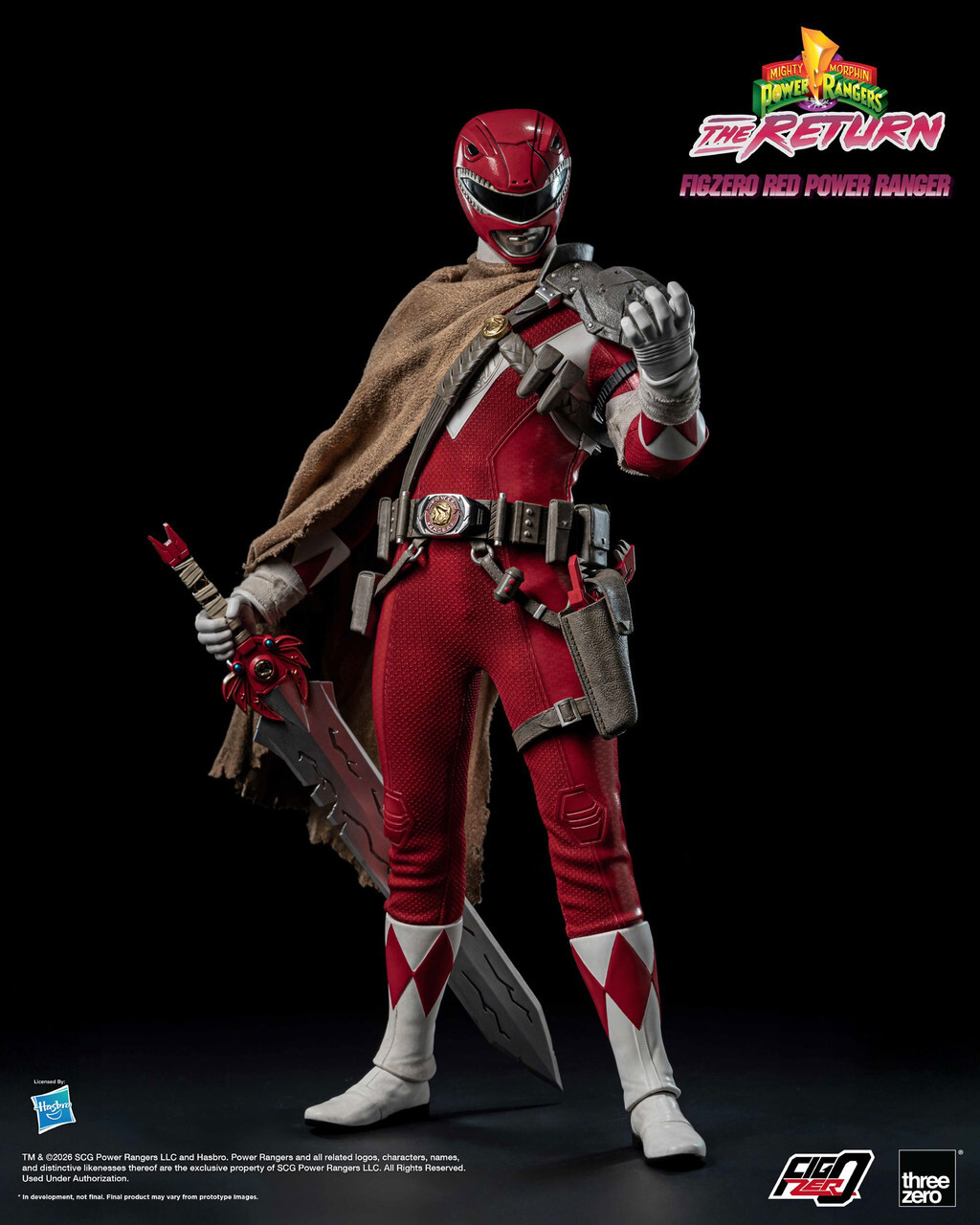 (預訂) Threezero 3Z1020 1/6 Scale Red Power Ranger