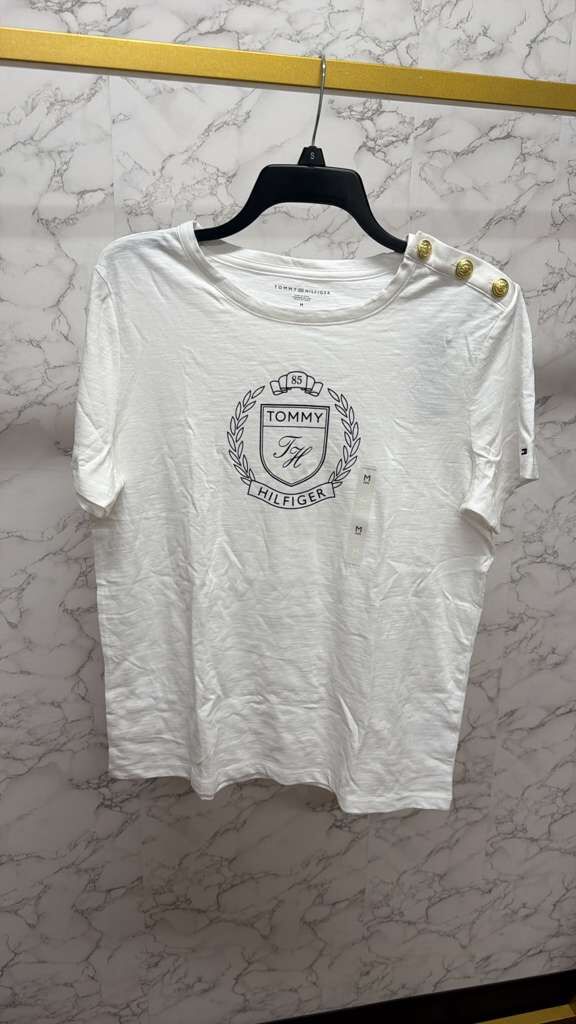 AK041 Tommy Hilfiger 女裝徽章短袖TEE