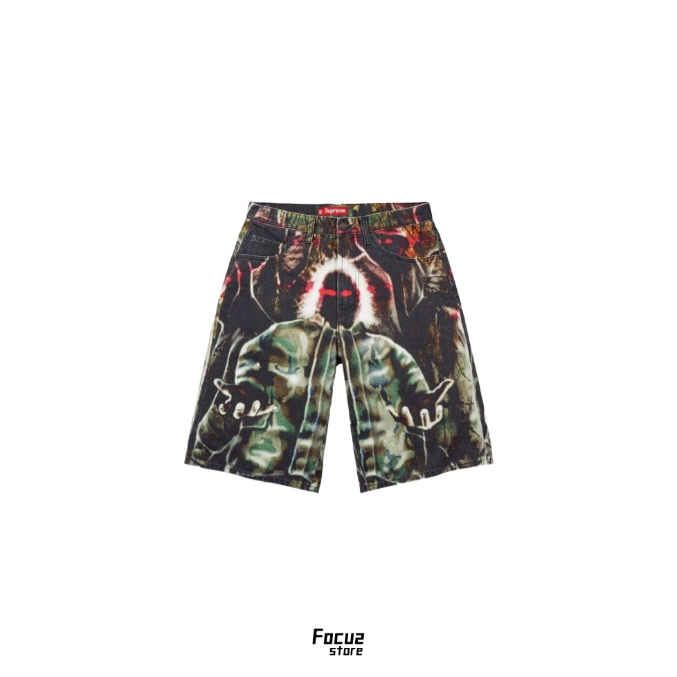 【Focus store】現貨秒發 Supreme SS26 Week11 Shadows Baggy Denim Short "Multicolor" 短褲 多色