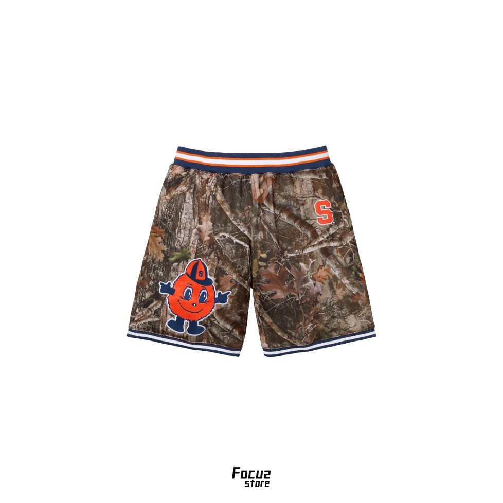 【Focus store】現貨秒發 Mitchell & Ness x Supreme NCAA FW24 Basketball Shorts "Camo" 落葉迷彩 球褲 短褲
