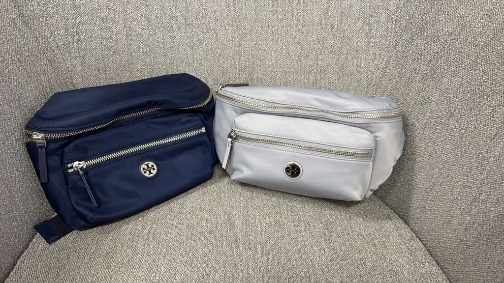 AK017 Tory Burch 拉鍊尼龍腰包 26x13cm