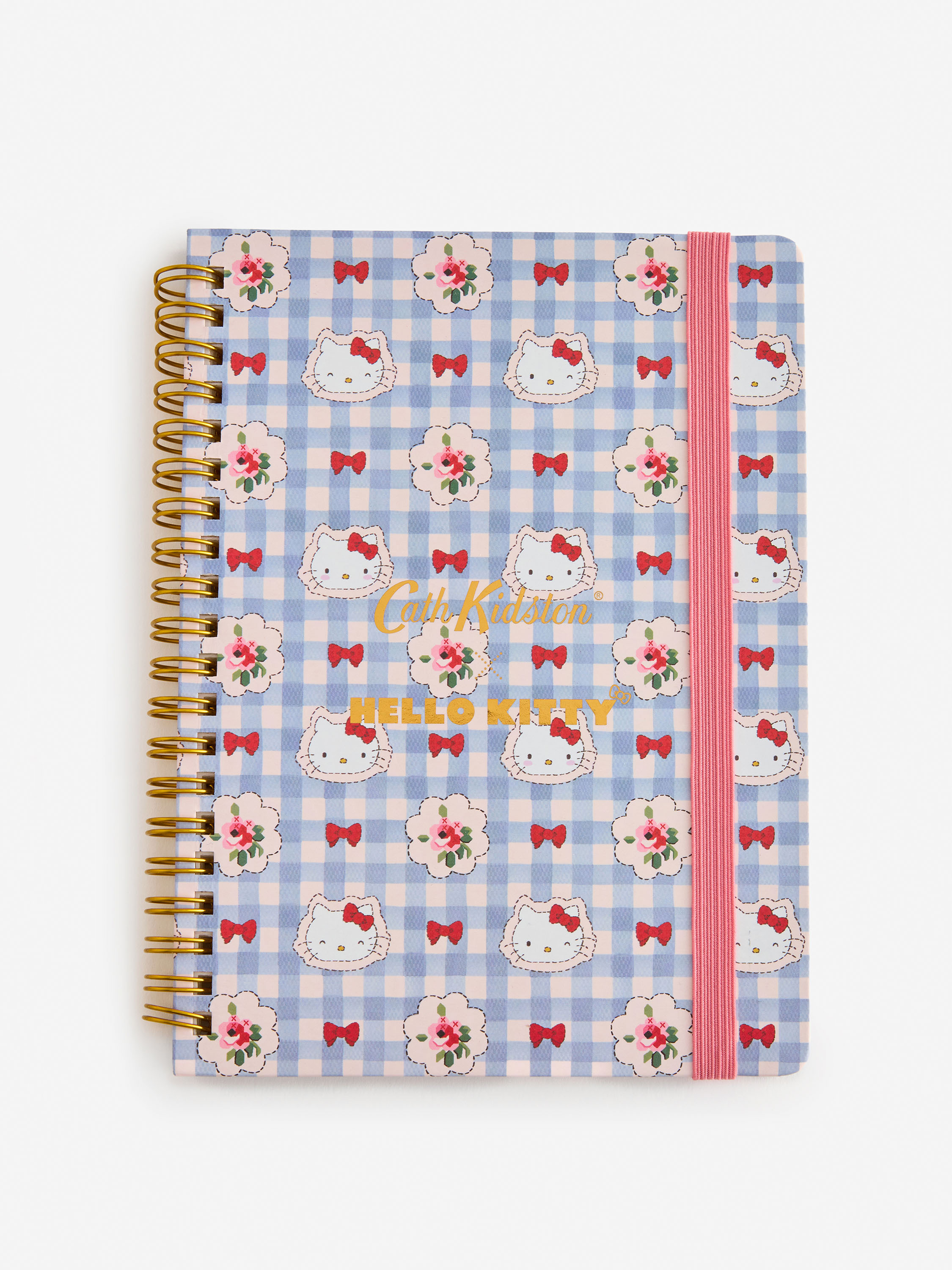Cath Kidston × Hello Kitty 線圈筆記本 (Hello Kitty Gingham Provence)