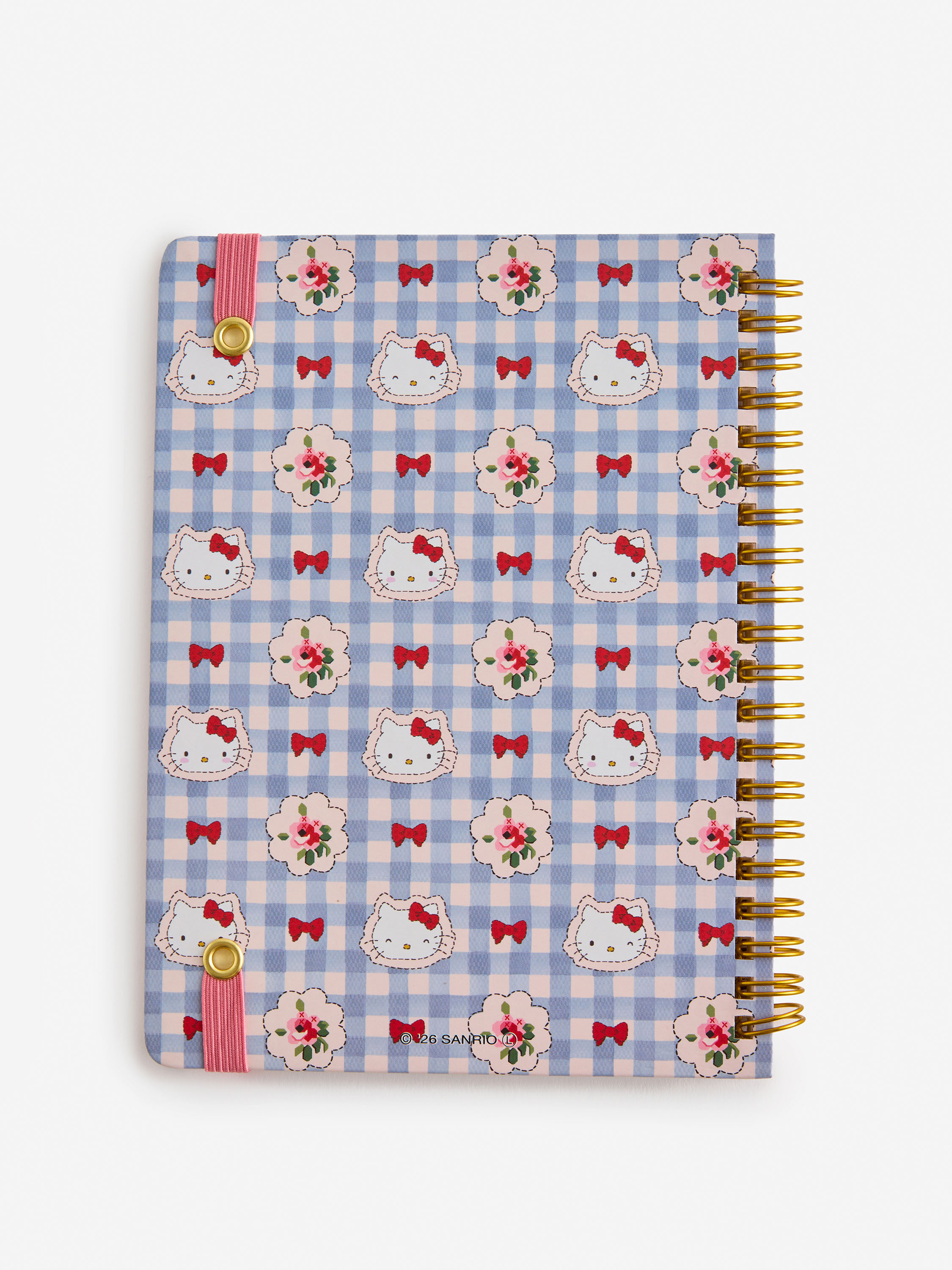 Cath Kidston × Hello Kitty 線圈筆記本 (Hello Kitty Gingham Provence)