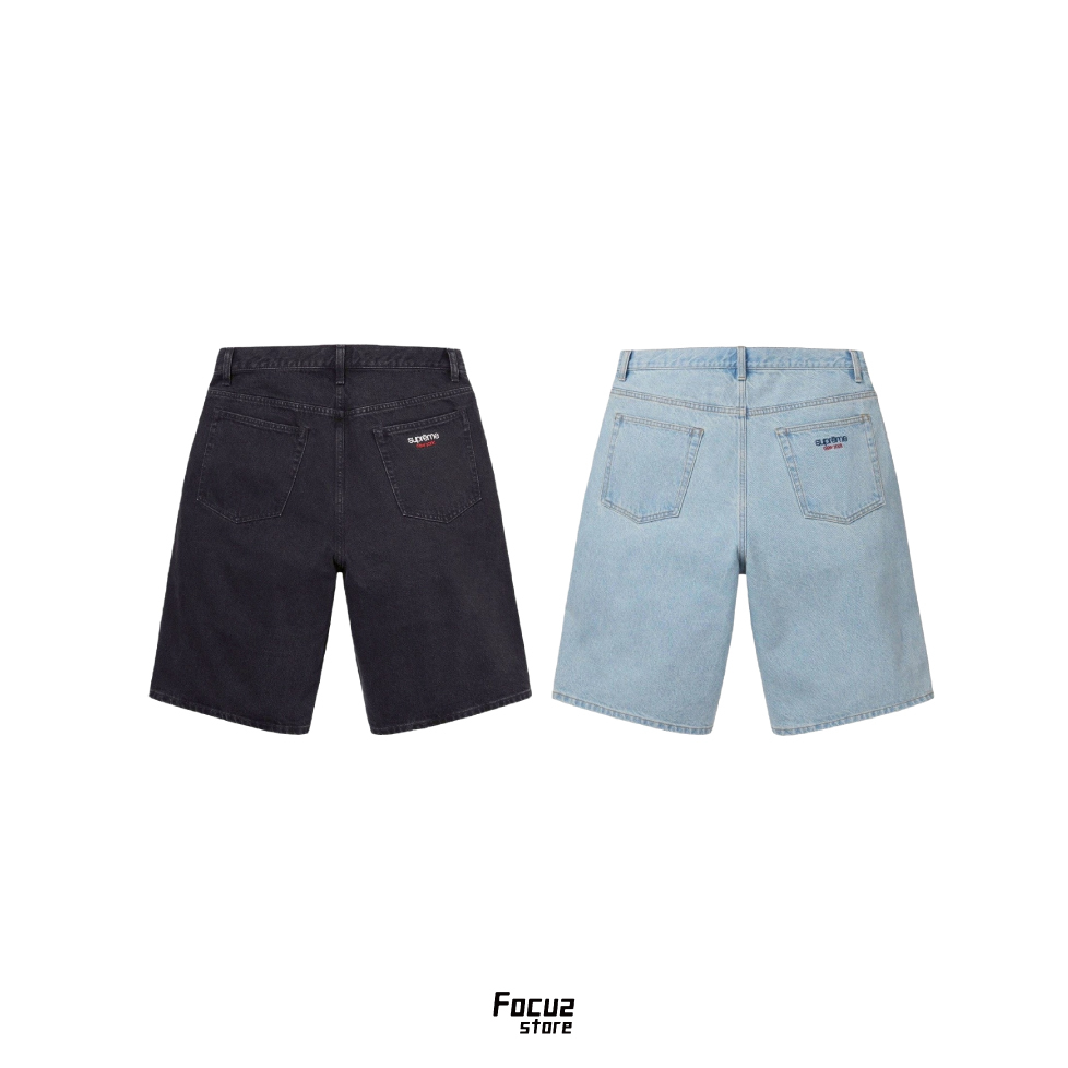 【Focus store】現貨秒發 Supreme SS24 Baggy Denim Short 牛仔短褲 兩色