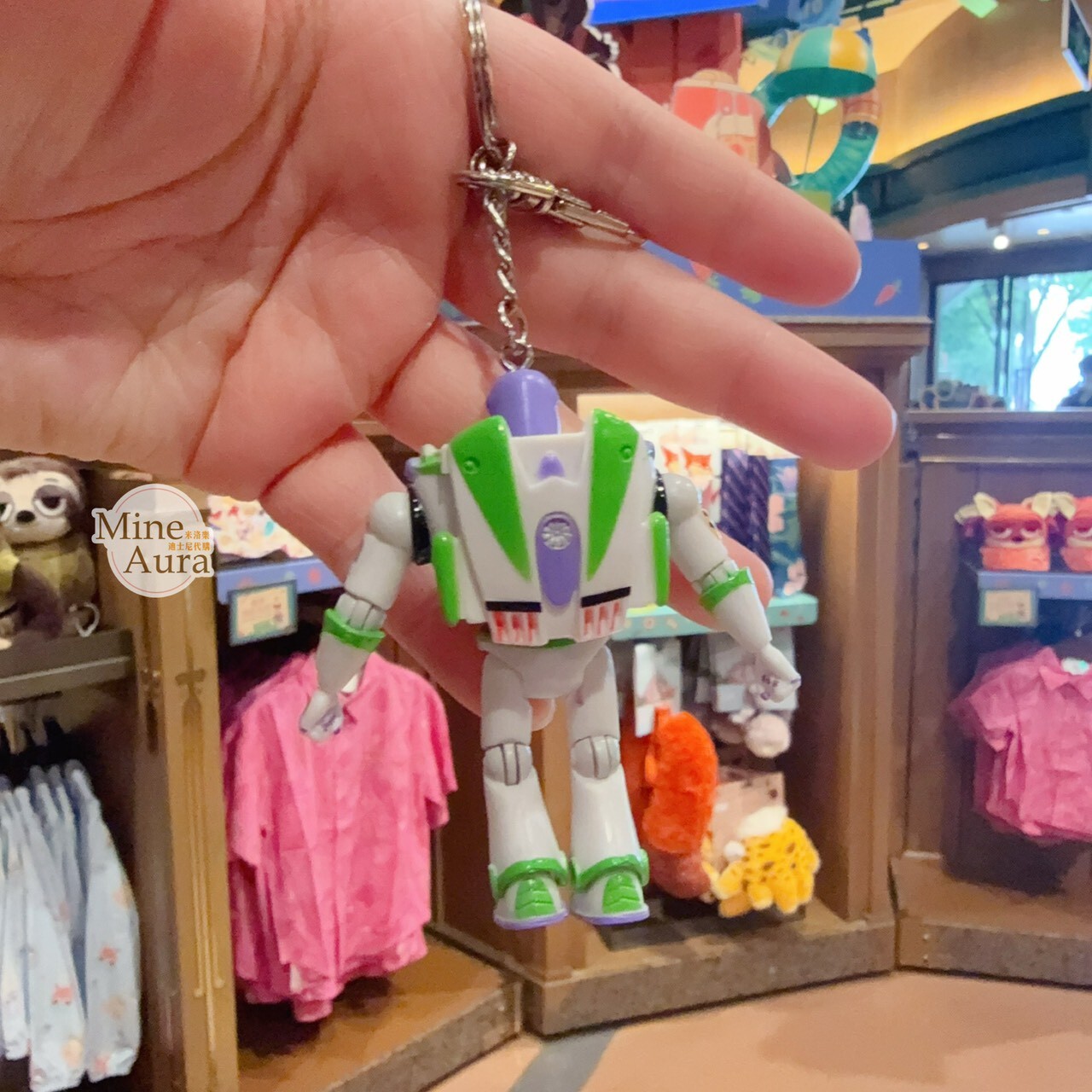 巴斯光年 Buzz Lightyear 立體站姿造型 鑰匙圈 吊飾 玩具總動員 Toy Story -上海迪士尼樂園
