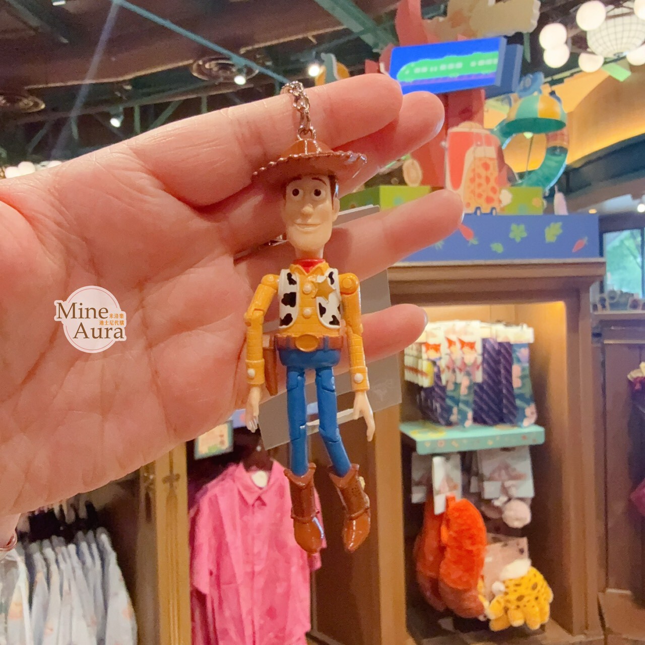 胡迪 Woody 立體站姿造型 鑰匙圈 吊飾 玩具總動員 Toy Story -上海迪士尼樂園