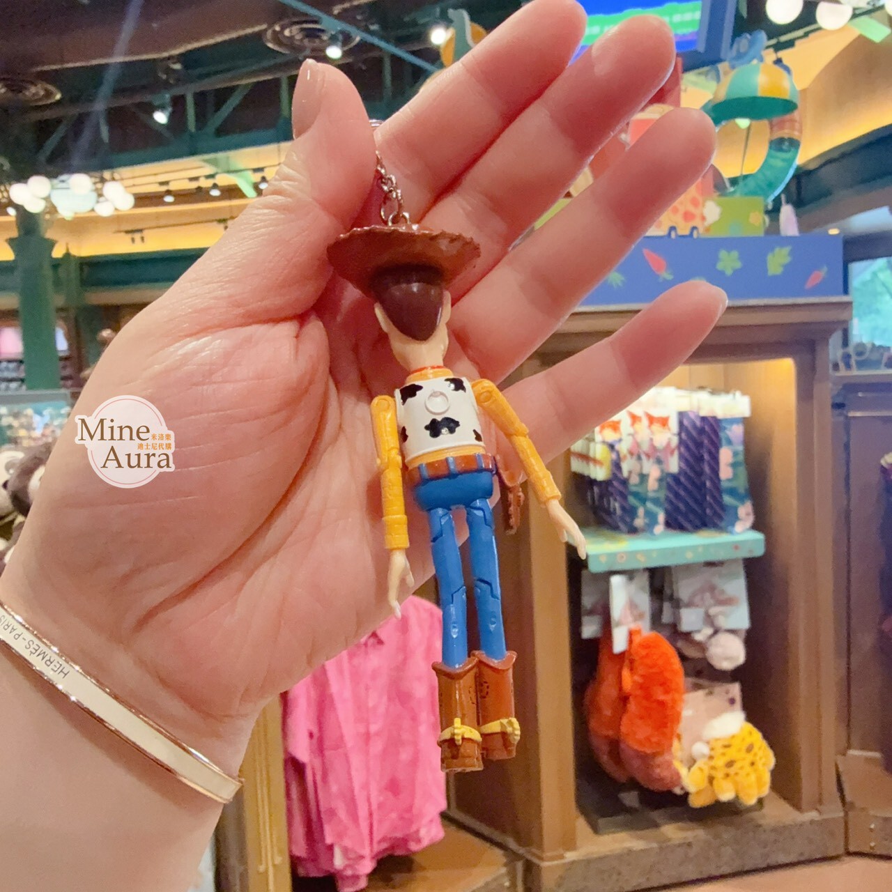 胡迪 Woody 立體站姿造型 鑰匙圈 吊飾 玩具總動員 Toy Story -上海迪士尼樂園