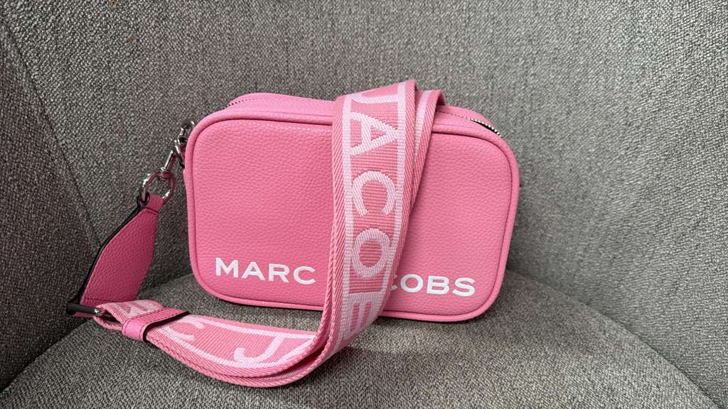 AK002 Marc Jacobs 荔枝紋皮革相機包 21x14cm