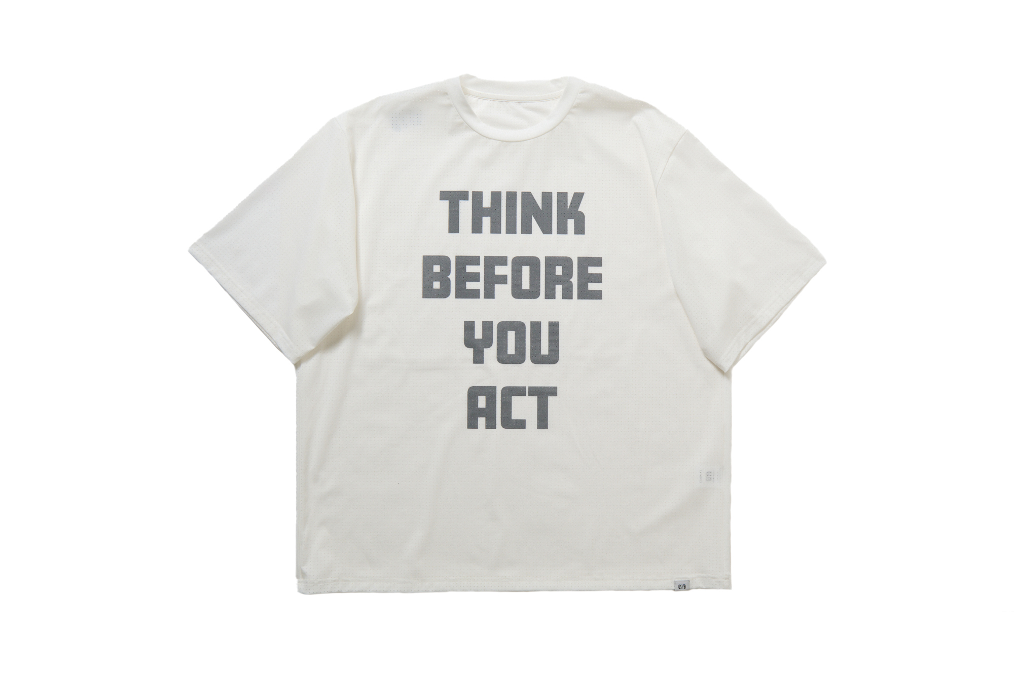 GSYB DRY DOT MESH TEE SS GS2601-C06 WHITE