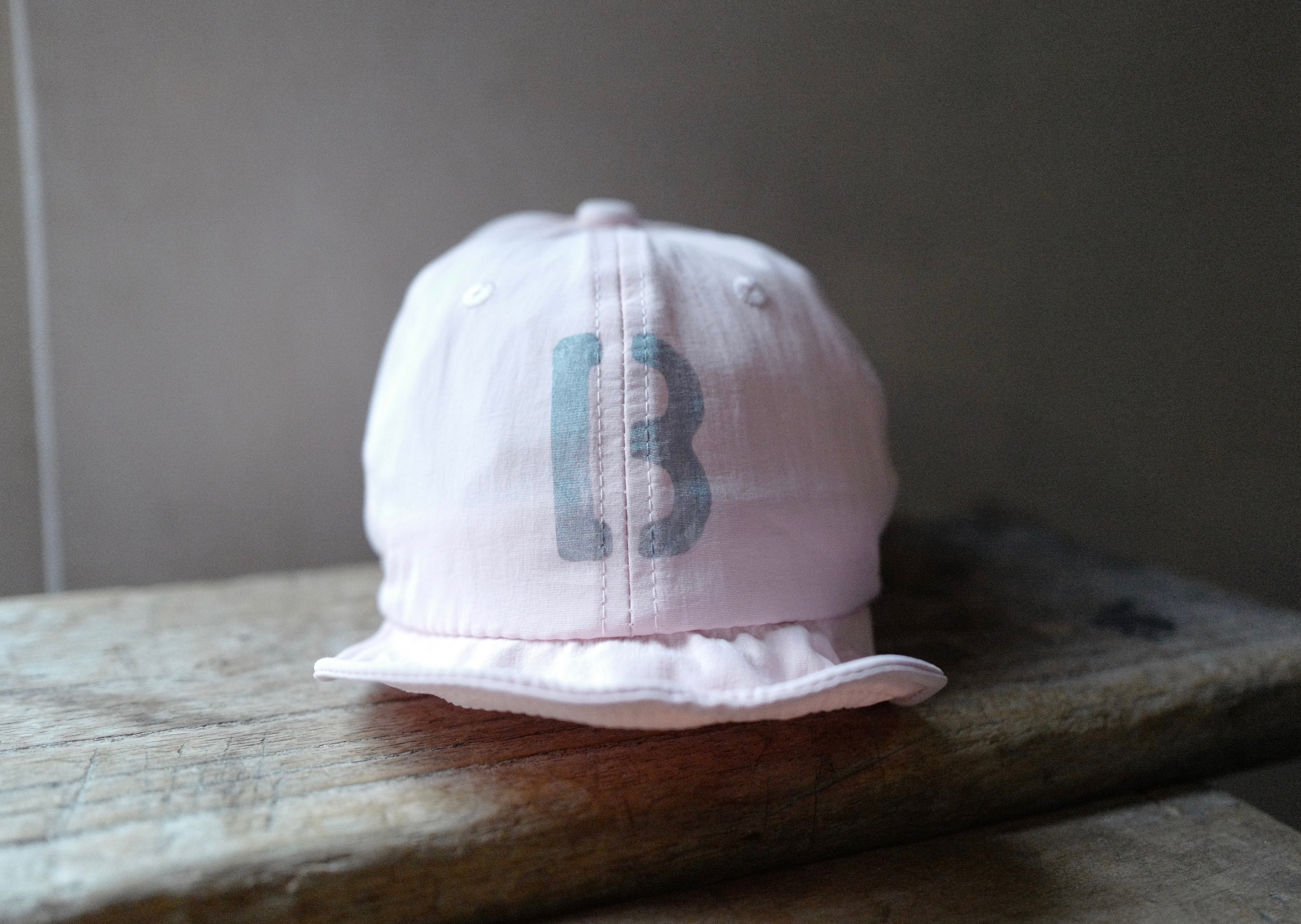拙印刷 Kids Cap /  Baby pink