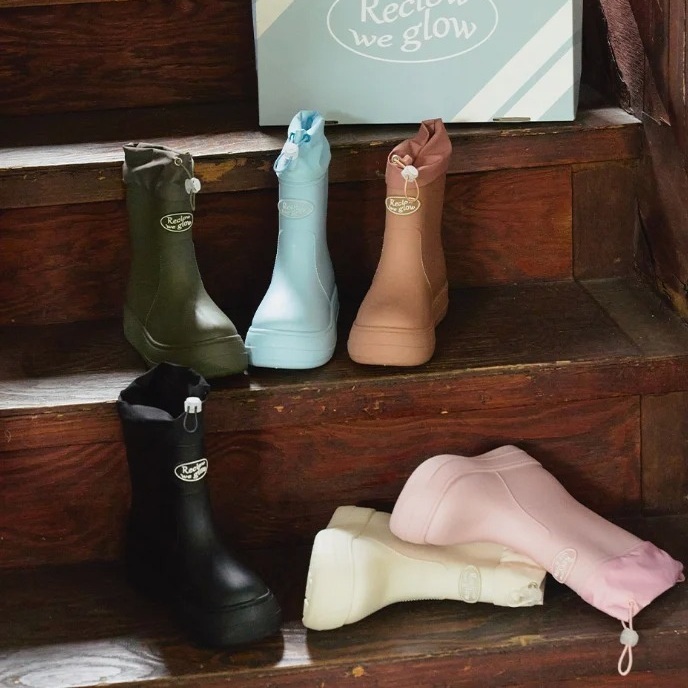 【30】RECLOW RE-RAIN SHIRRING BOOTS - 5色選擇