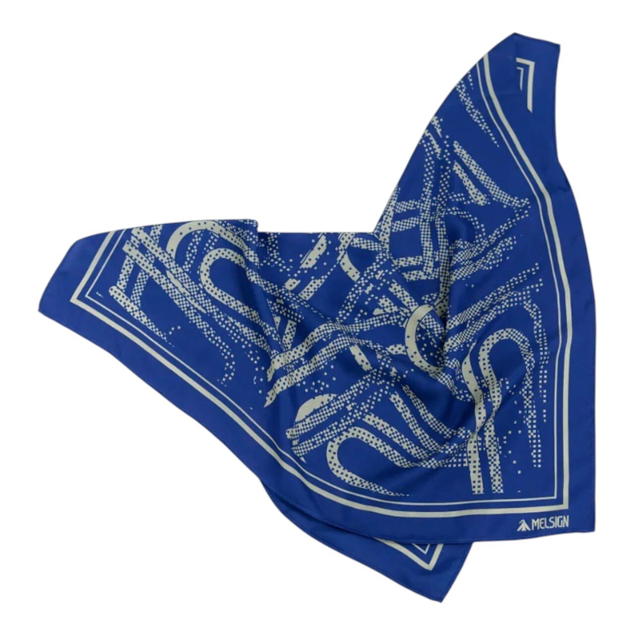 MELSIGN Clip Pattern Silk Bandana