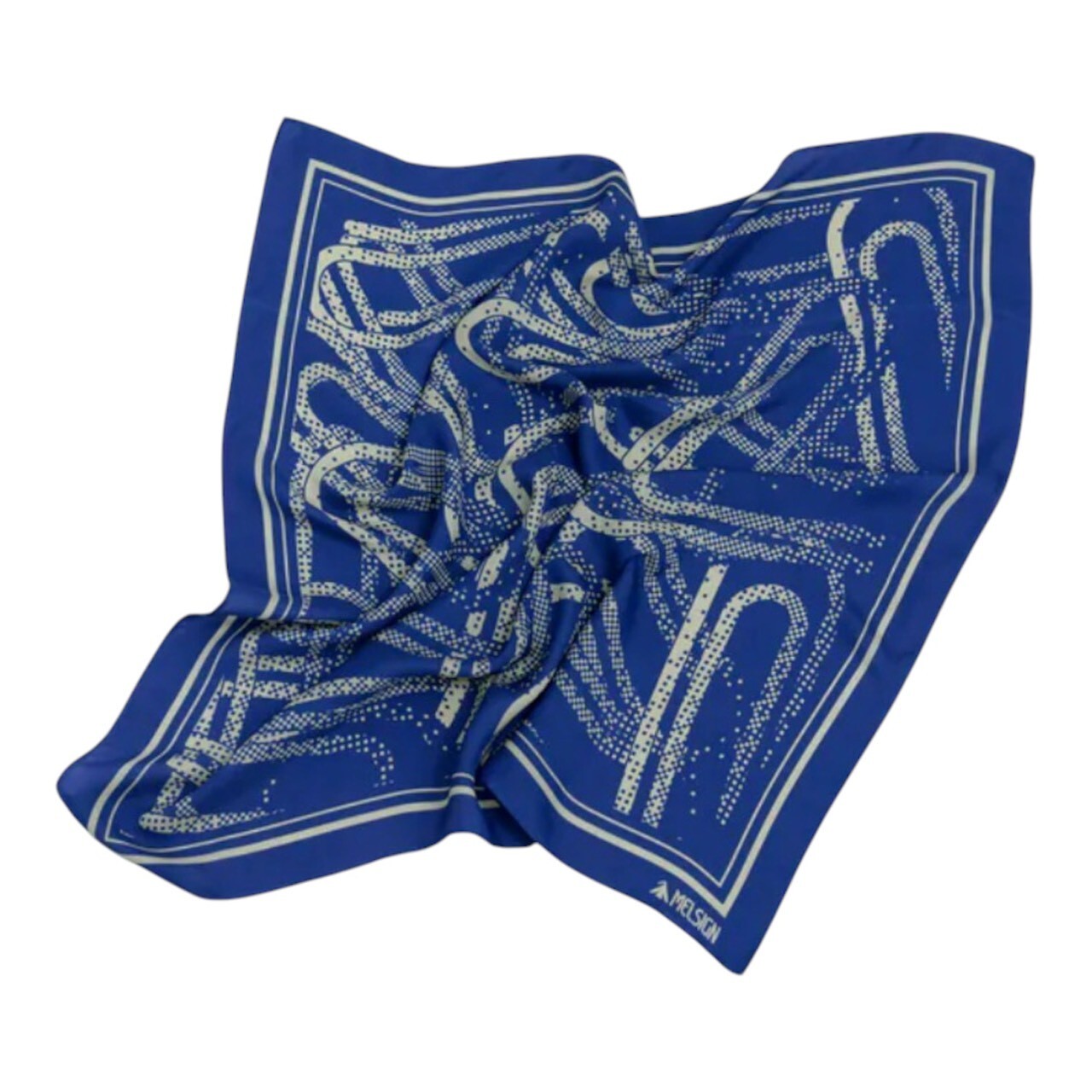 MELSIGN Clip Pattern Silk Bandana