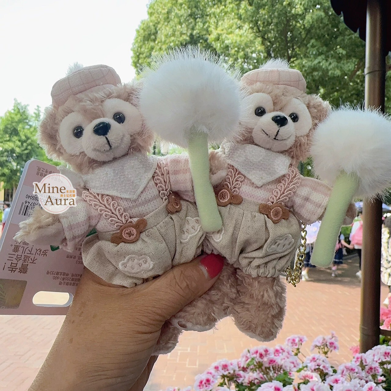達菲 Duffy 與好友們 點點的時光系列 達菲 Duffy 鑰匙圈 吊飾 -上海迪士尼樂園