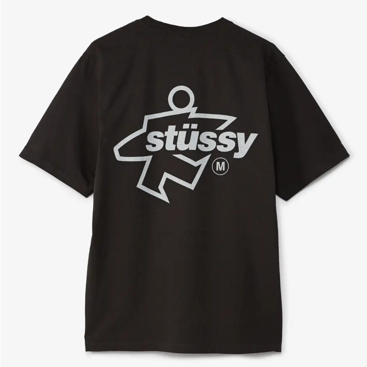 -(B3a02)-STUSSY SURT SIZE TEE PIGMENT DYED TEE 衝浪插圖 尺寸T 水洗色-1905180