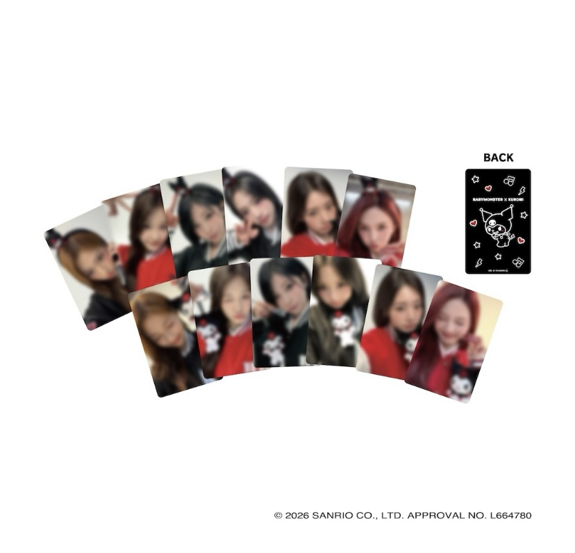 Babymonster x Kuromi Random trading card
