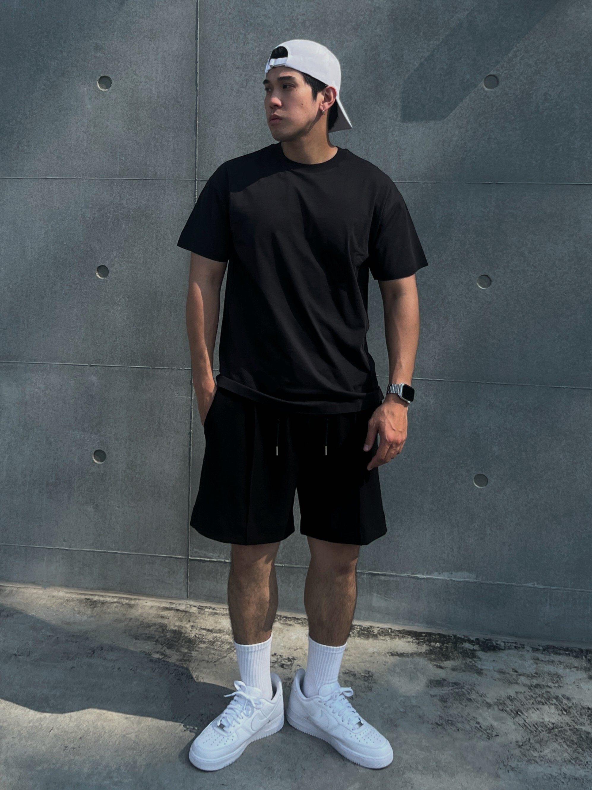 [1atm] 合成-防曬弧線Tshirt