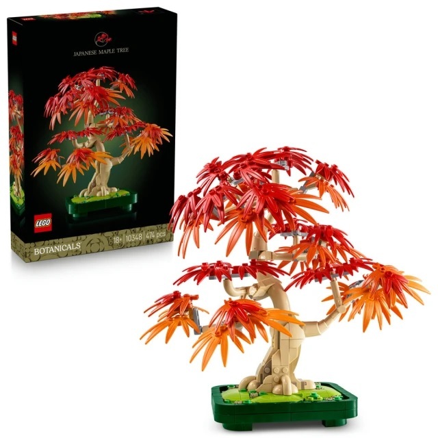 【玩具研究中心】LEGO 樂高 Botanicals 日本紅楓盆景 10348