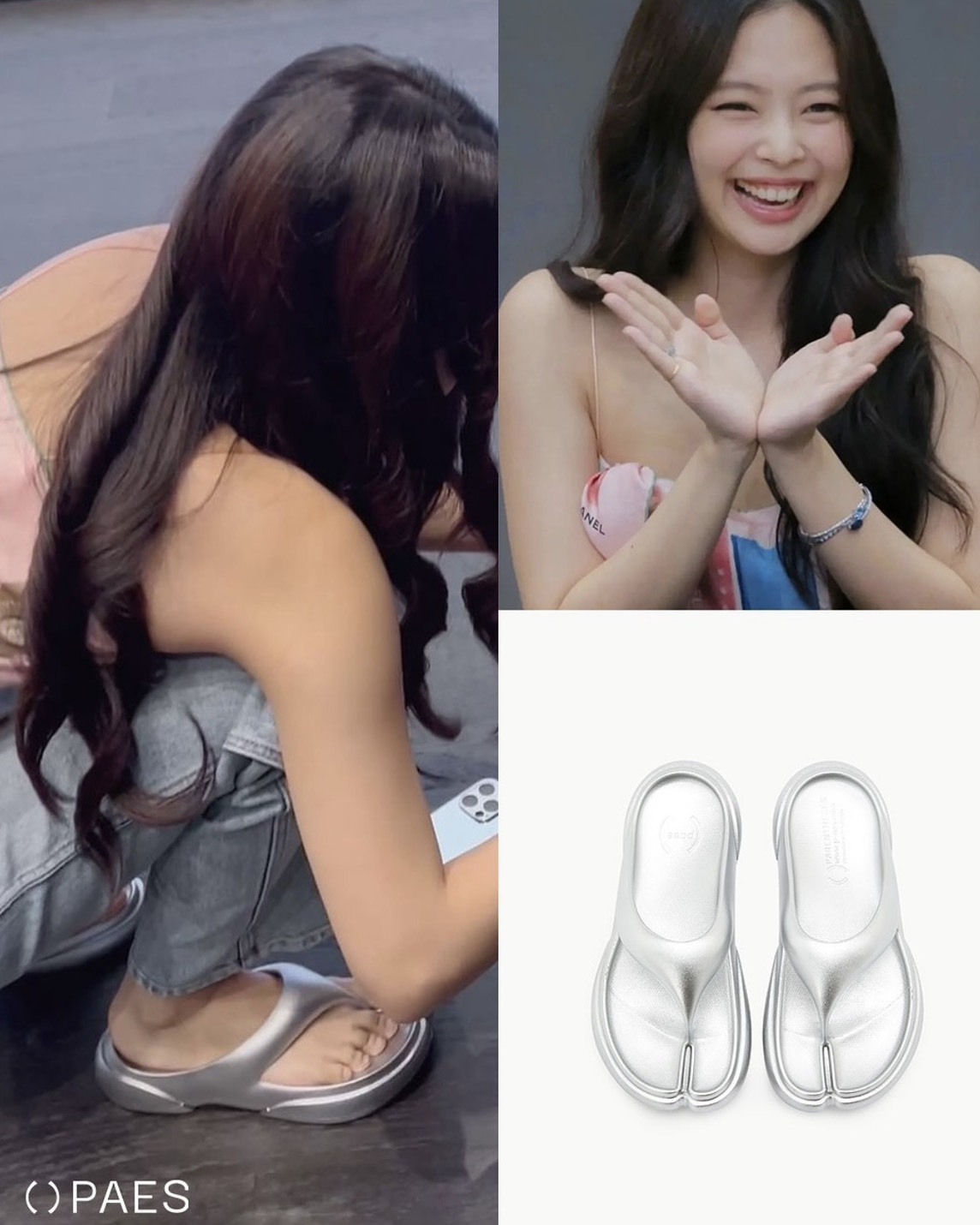 <金珍妮同款!!>Paes Flipflop 02 韓國限定 人字拖 厚底 夾腳拖 4色