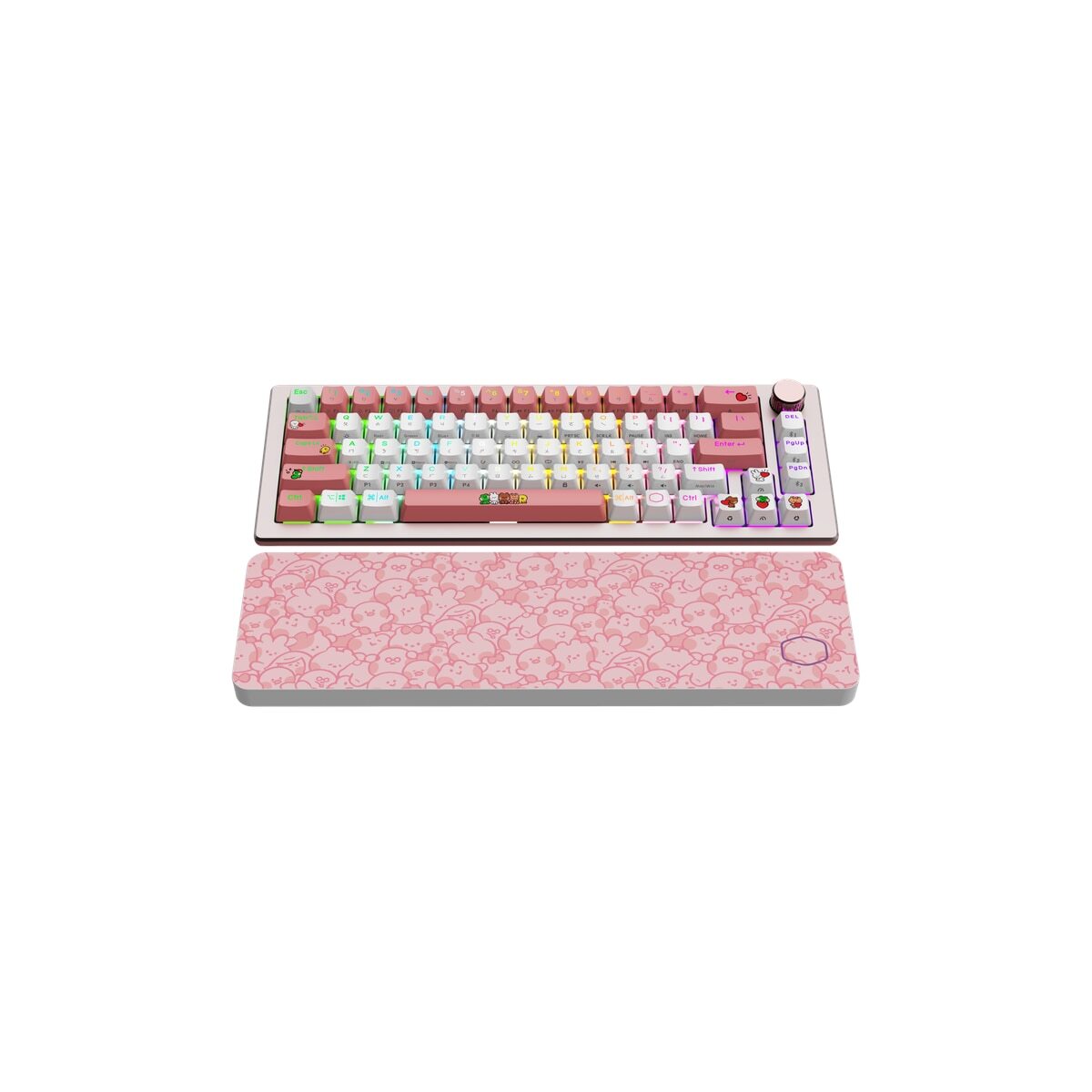 COOLER MASTER CK721 無線機械鍵盤 – LINE FRIENDS MININI 限定版｜三模連接｜65% 便攜設計